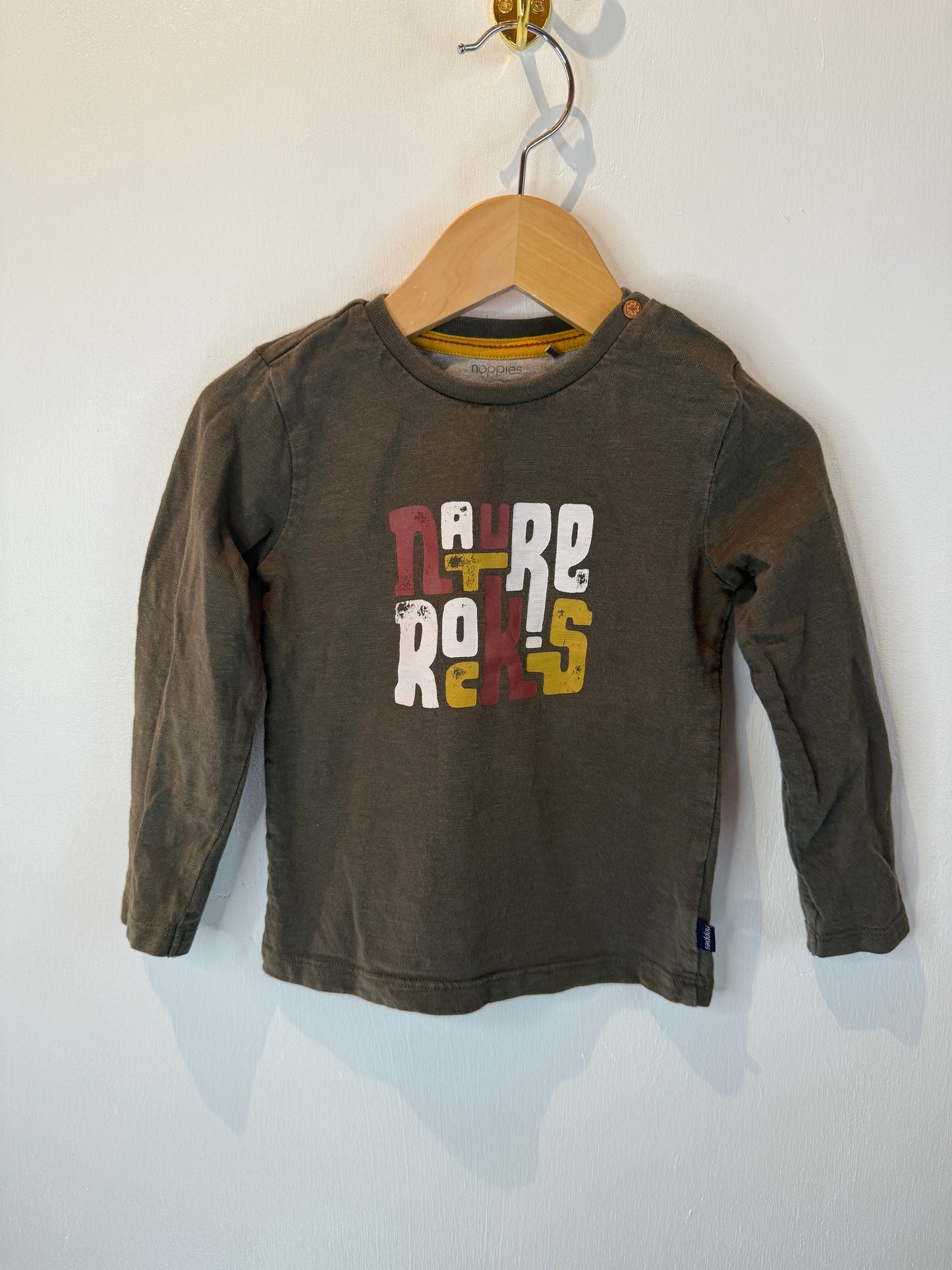 NOPPIES NATURE ROCKS SHIRT SIZE 1-2T