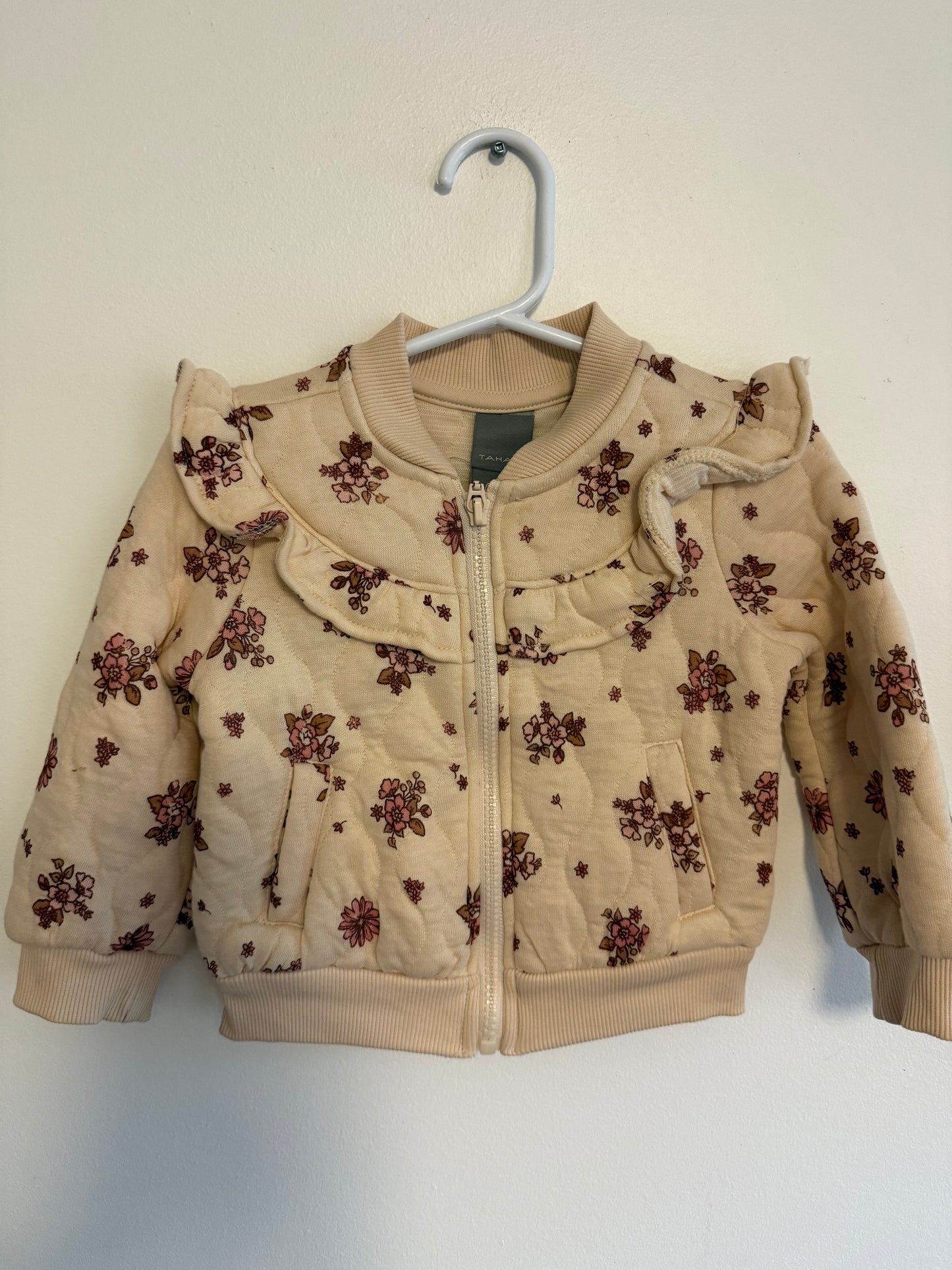 NWOT TAHARI FLORAL COAT SIZE 18M
