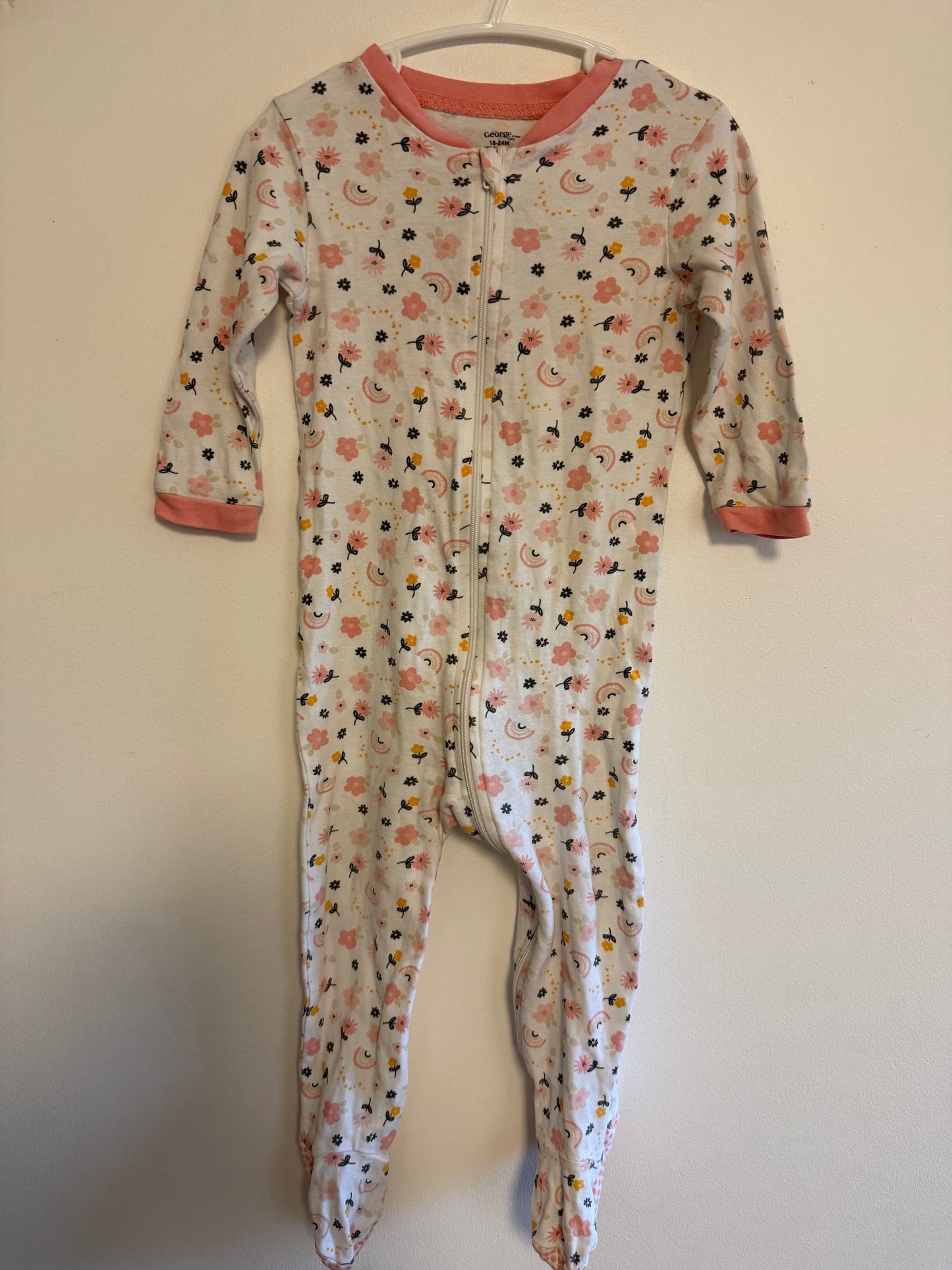 GEORGE RAINBOW SLEEPER SIZE 18-24M