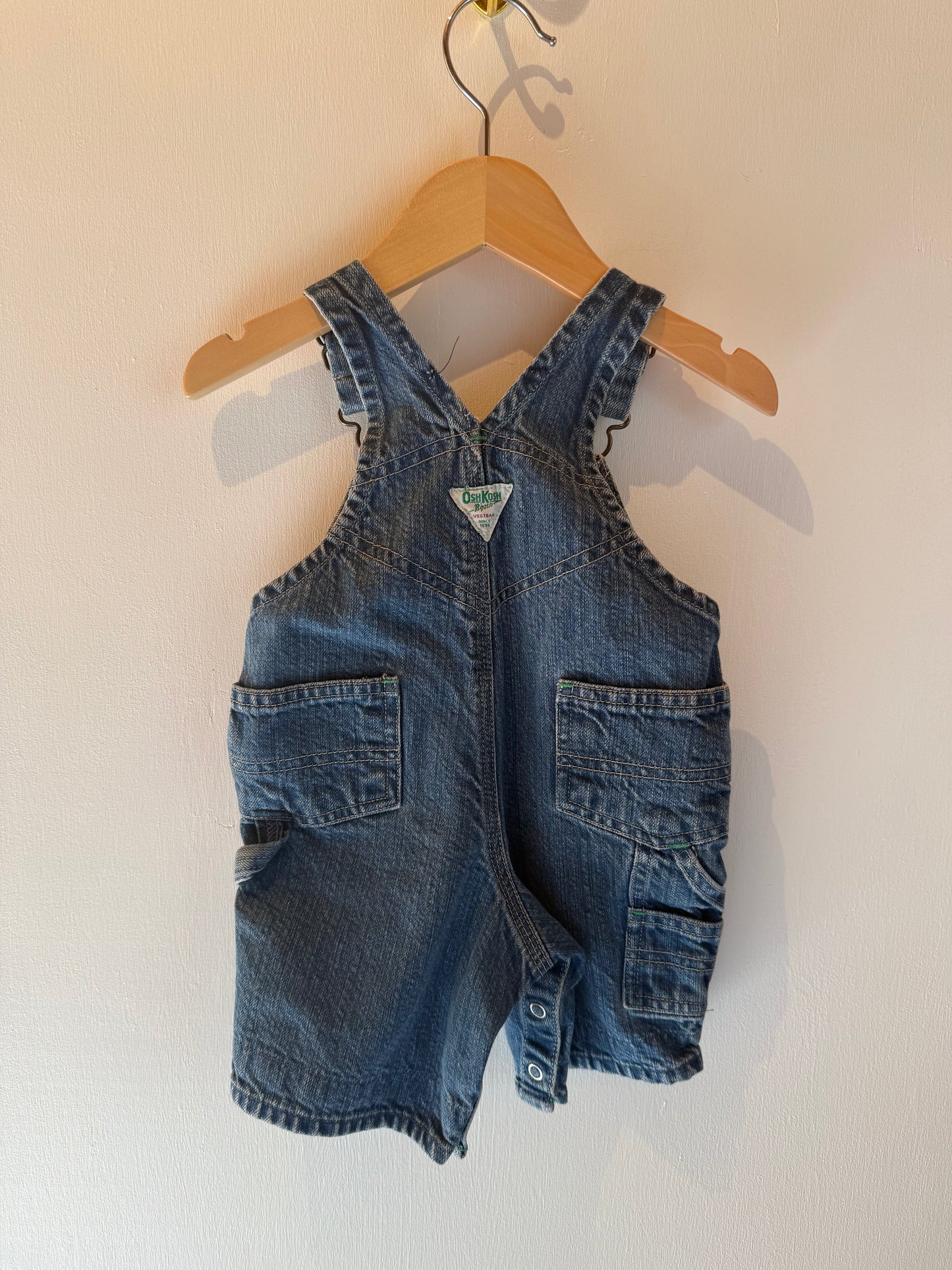 OSHKOSH OVERALLS 0-3M