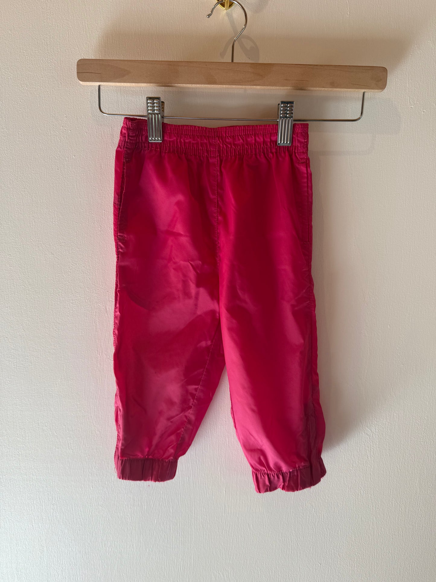 JOE FRESH PINK RAIN PANTS SIZE 1
