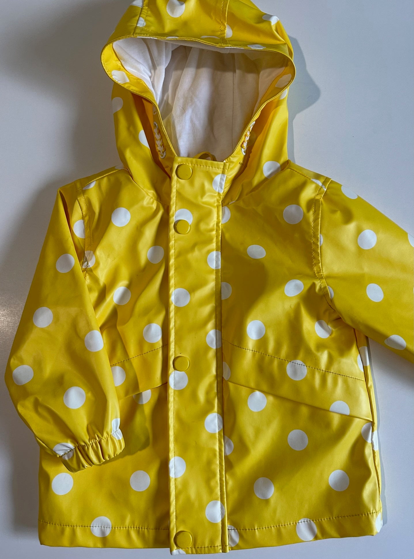 Yellow on sale lined raincoat