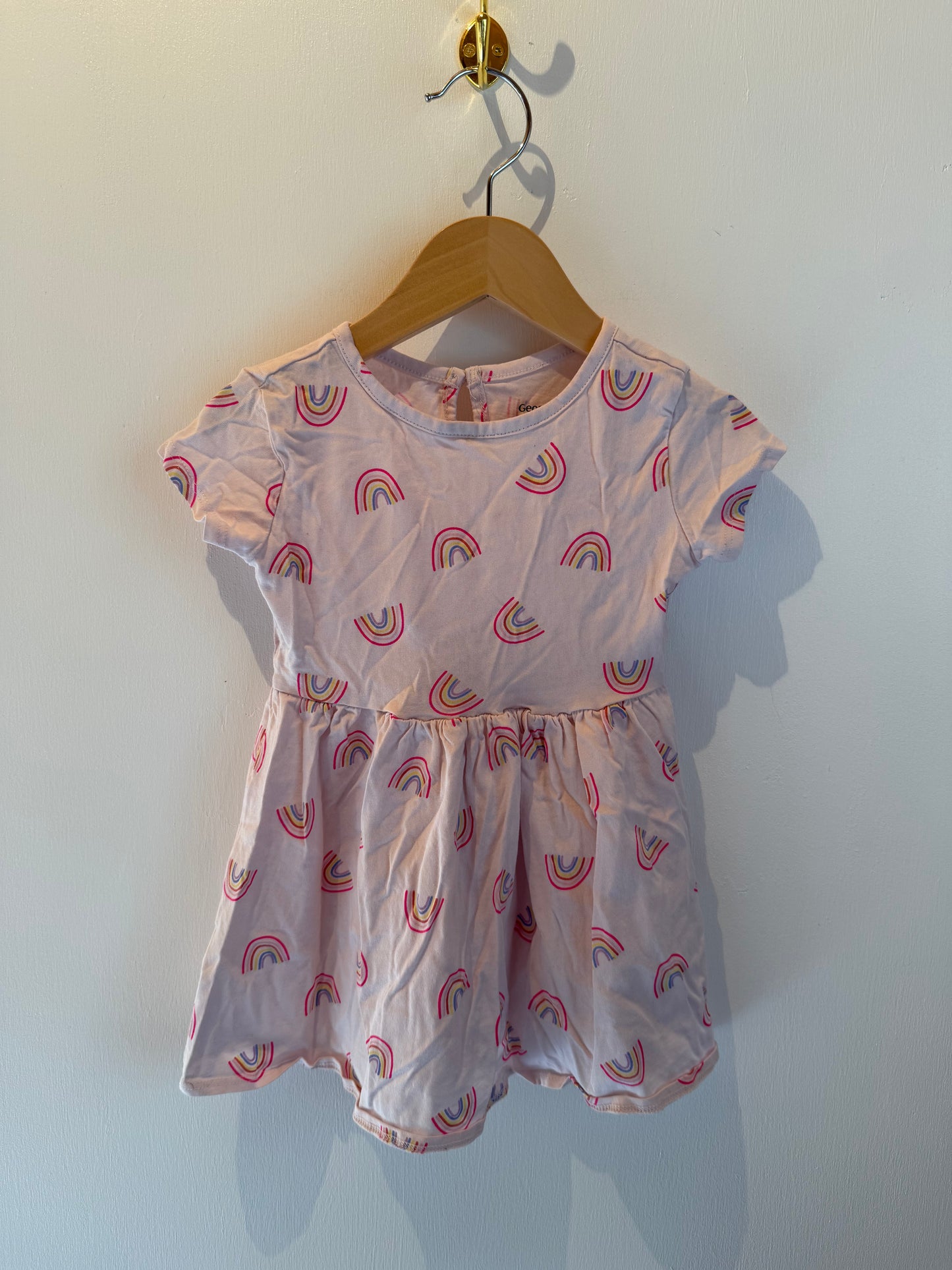 GEORGE RAINBOW DRESS 2T