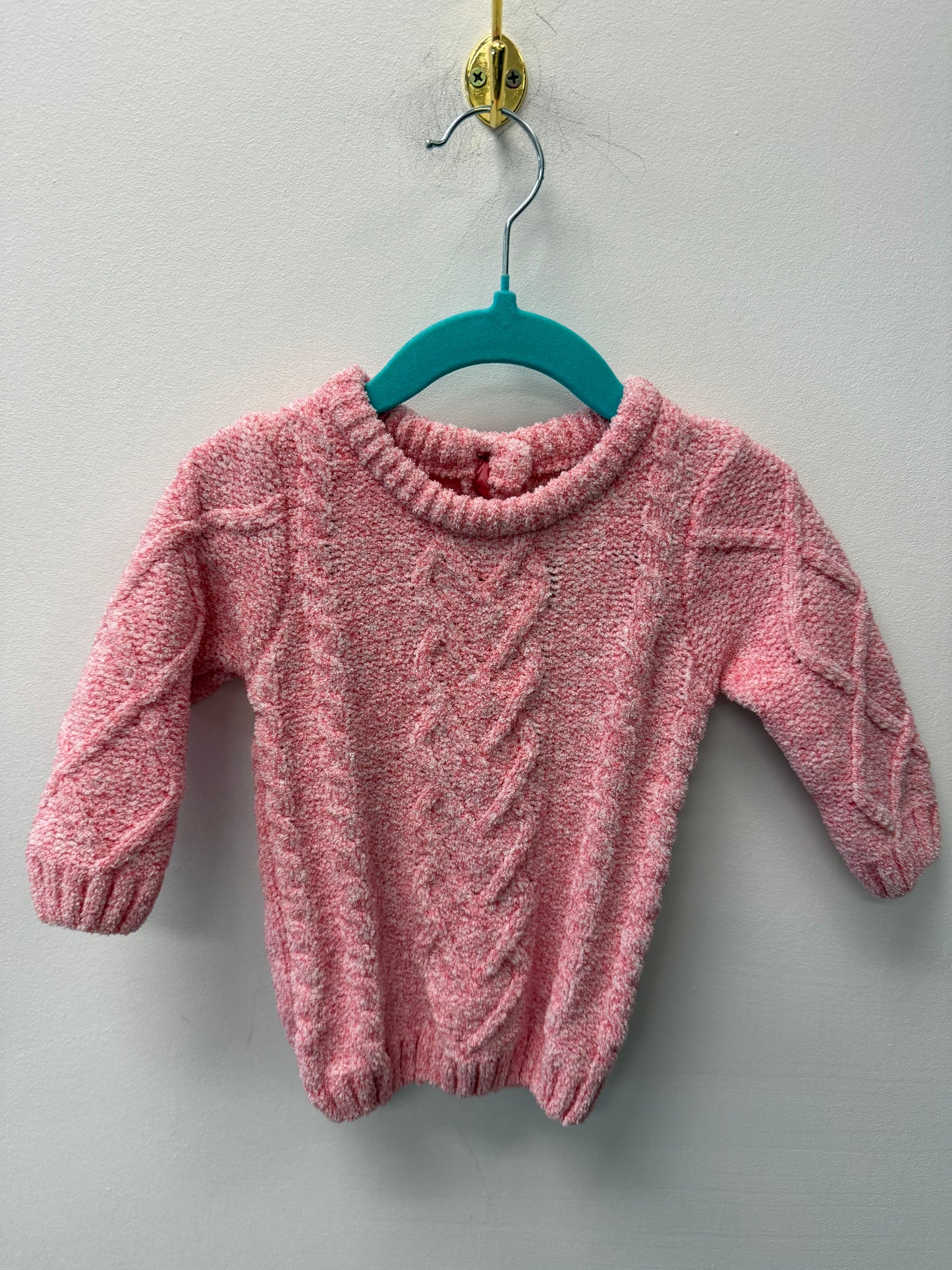 GEORGE PINK KNIT DRESS SIZE 3-6M