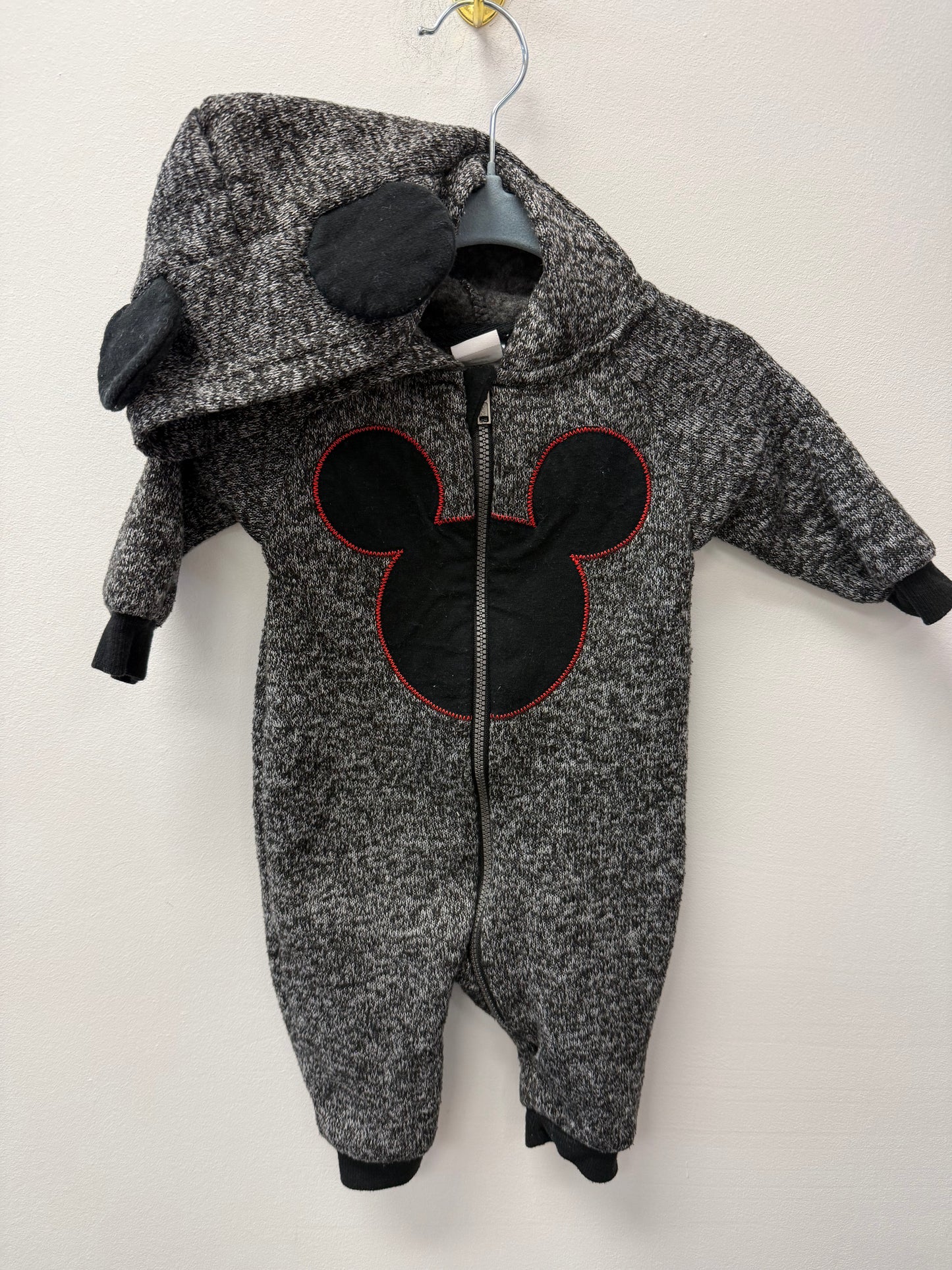 DISNEY MICKEY HOODED ONE PIECE SIZE 0-3M