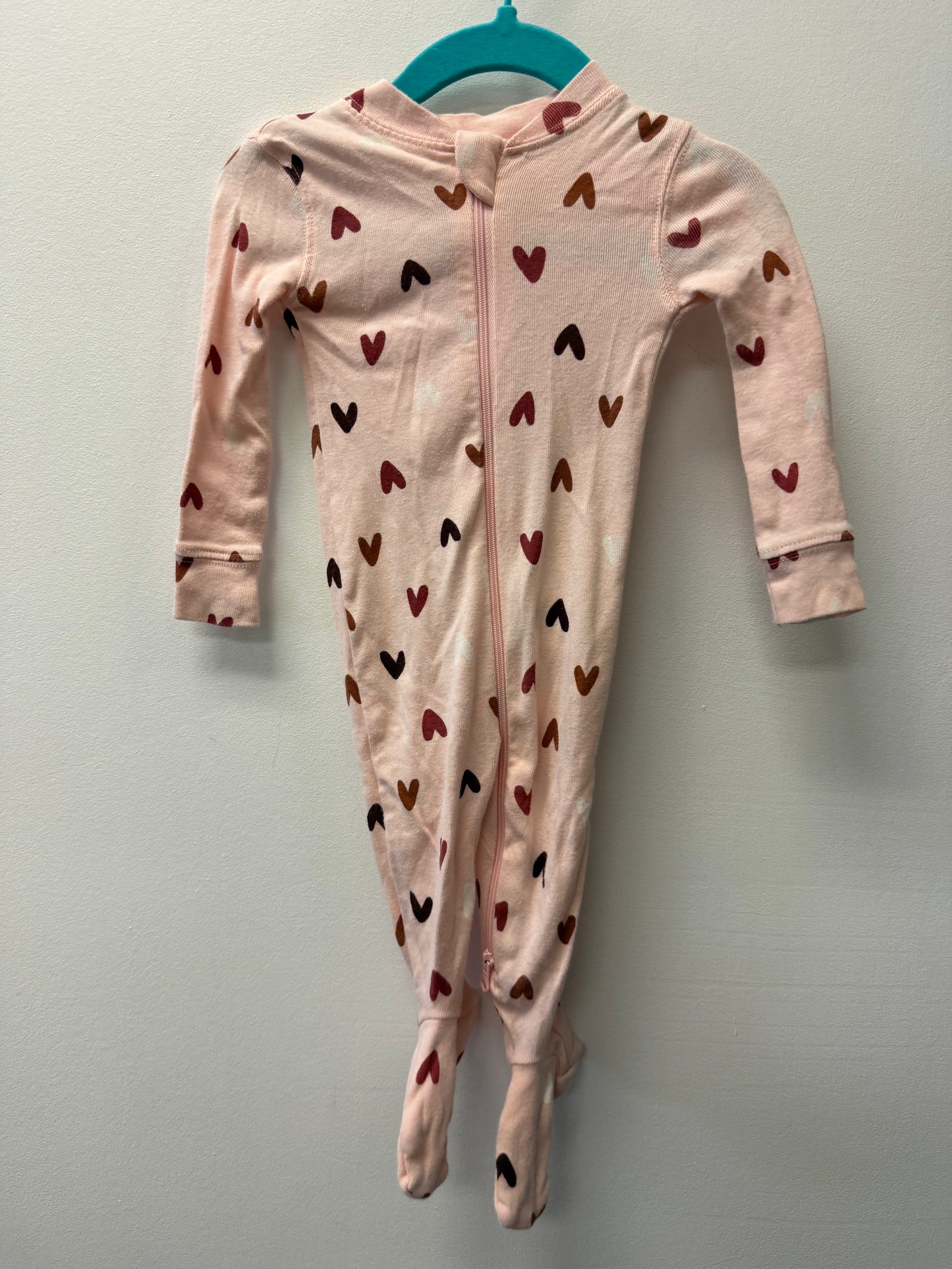 RISE LITTLE EARTHLING HEART SLEEPER SIZE 3-6M