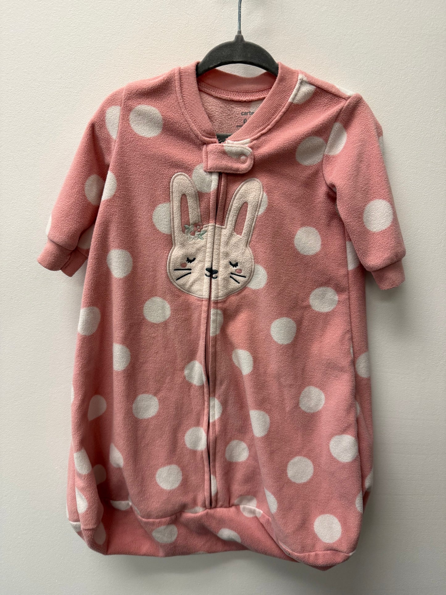 CARTERS FLEECE SLEEPSACK SIZE 0-3M