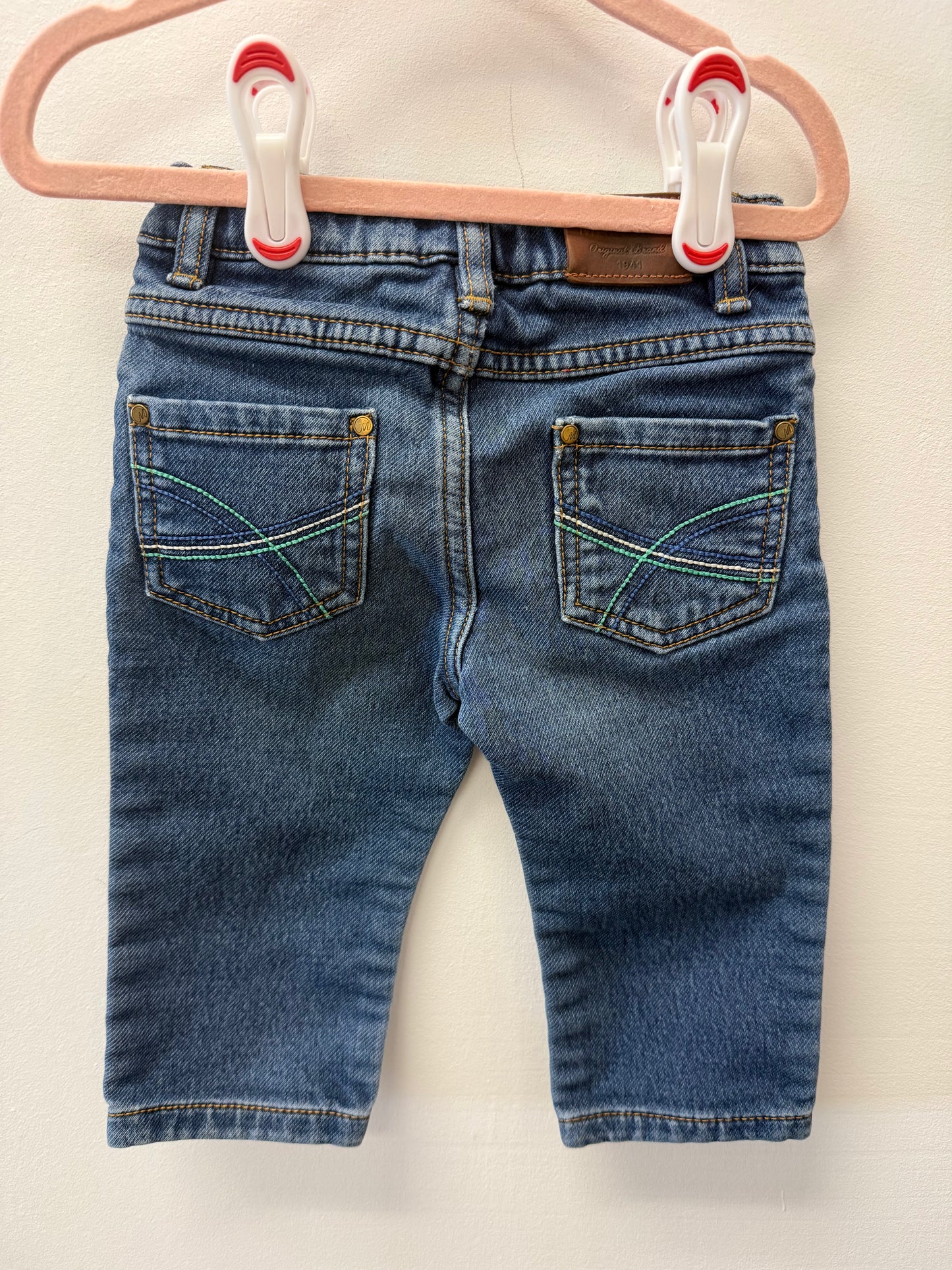 MAYORAL STRECHY JEANS SIZE 9M