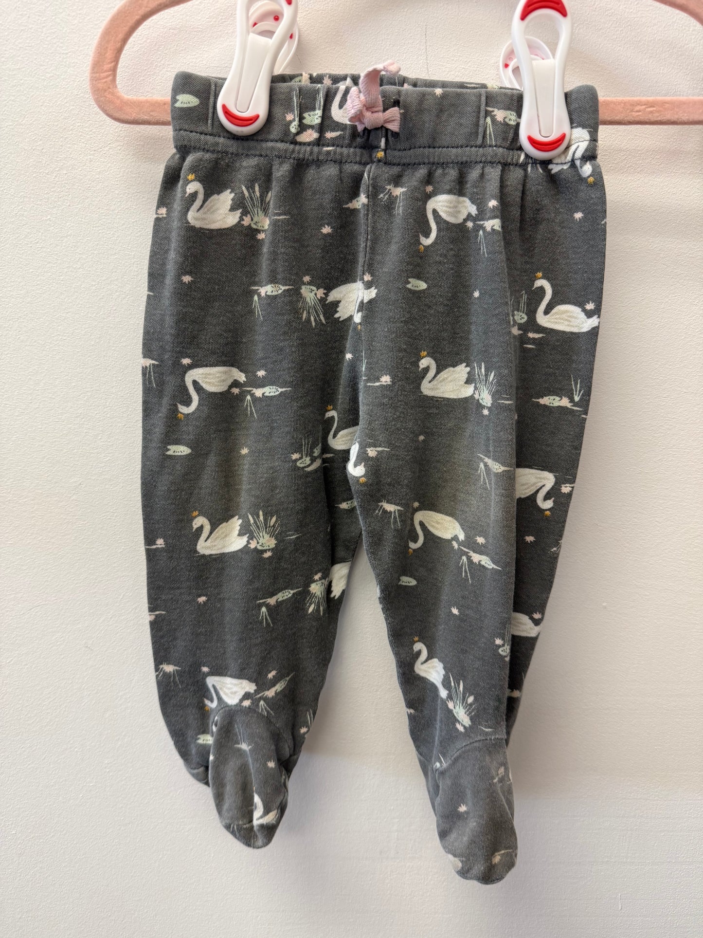 GEORGE SWAN FOOTED PANTS SIZE 3-6M