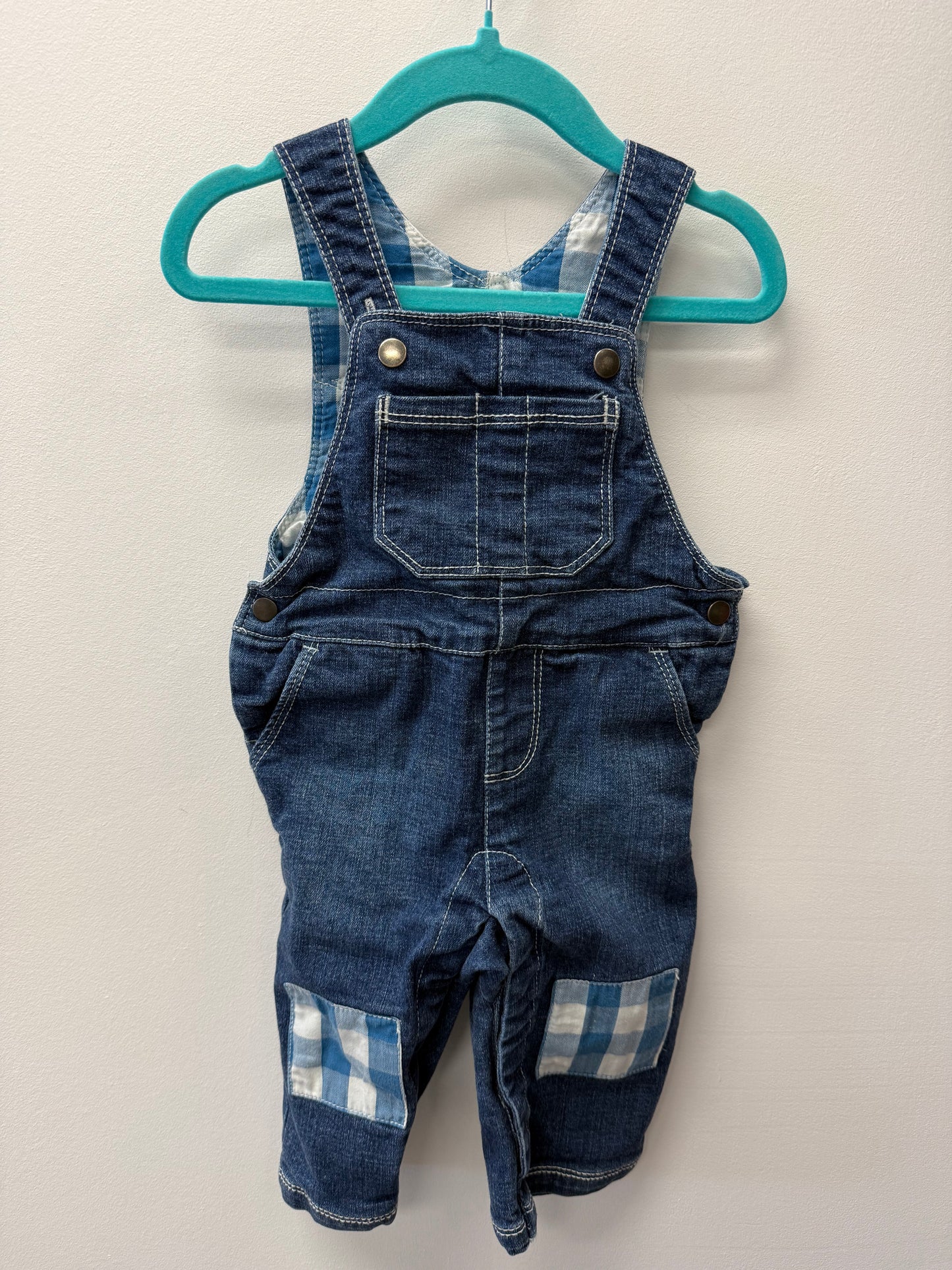 HATLEY CHECKERED OVERALLS SIZE 9-12M