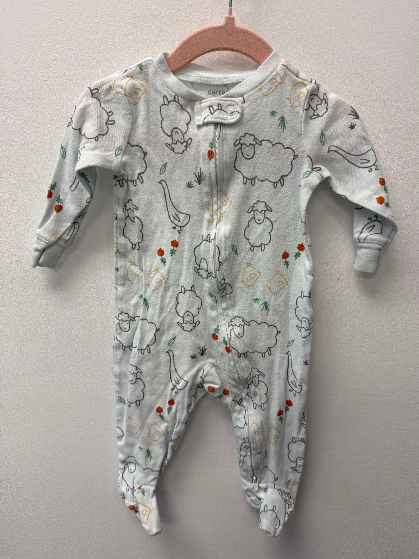 CARTERS FARM ANIMAL SLEEPER SIZE 6M