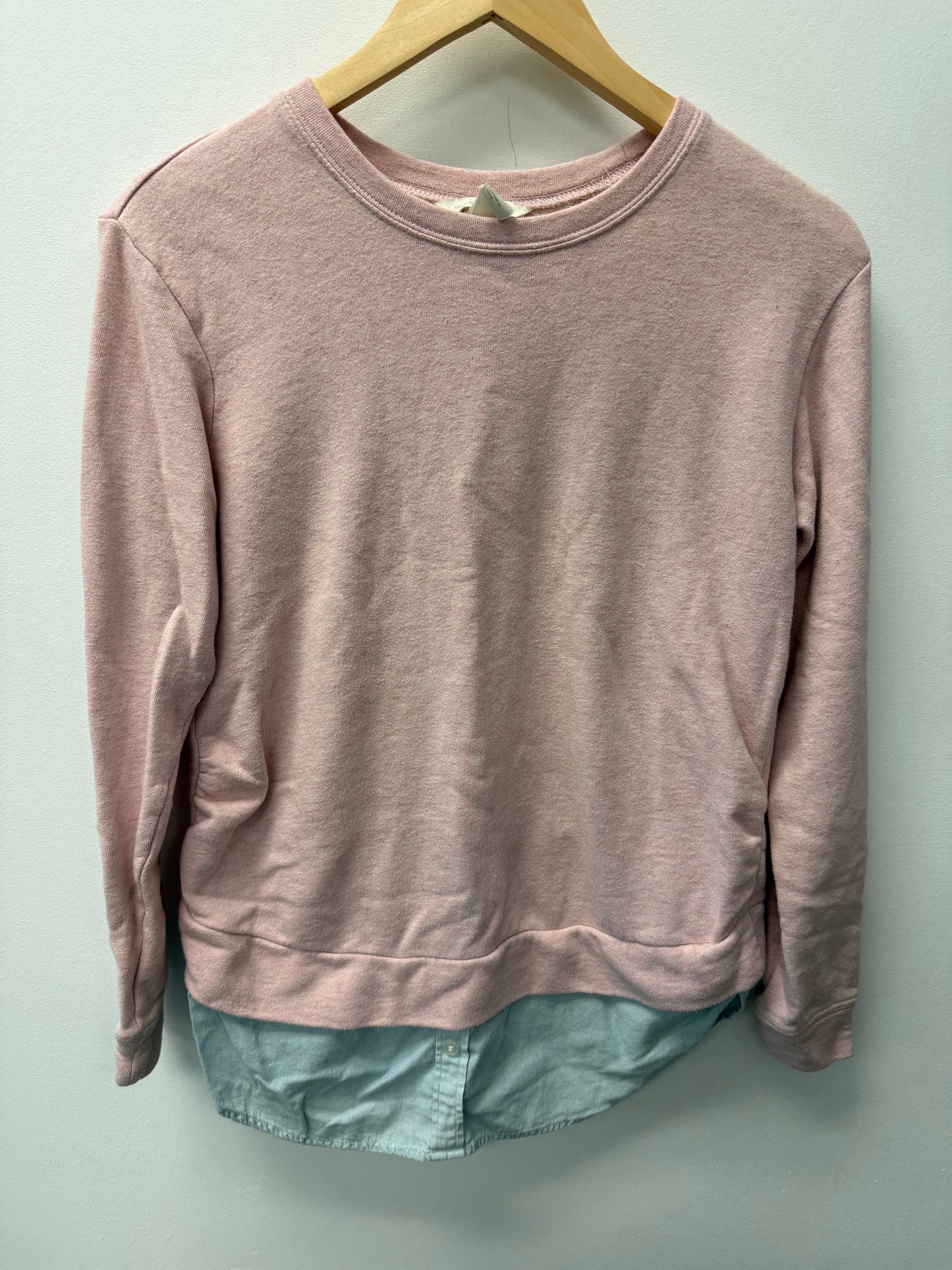 H&M BLUSH PINK MATERNITY SHIRT SIZE SMALL