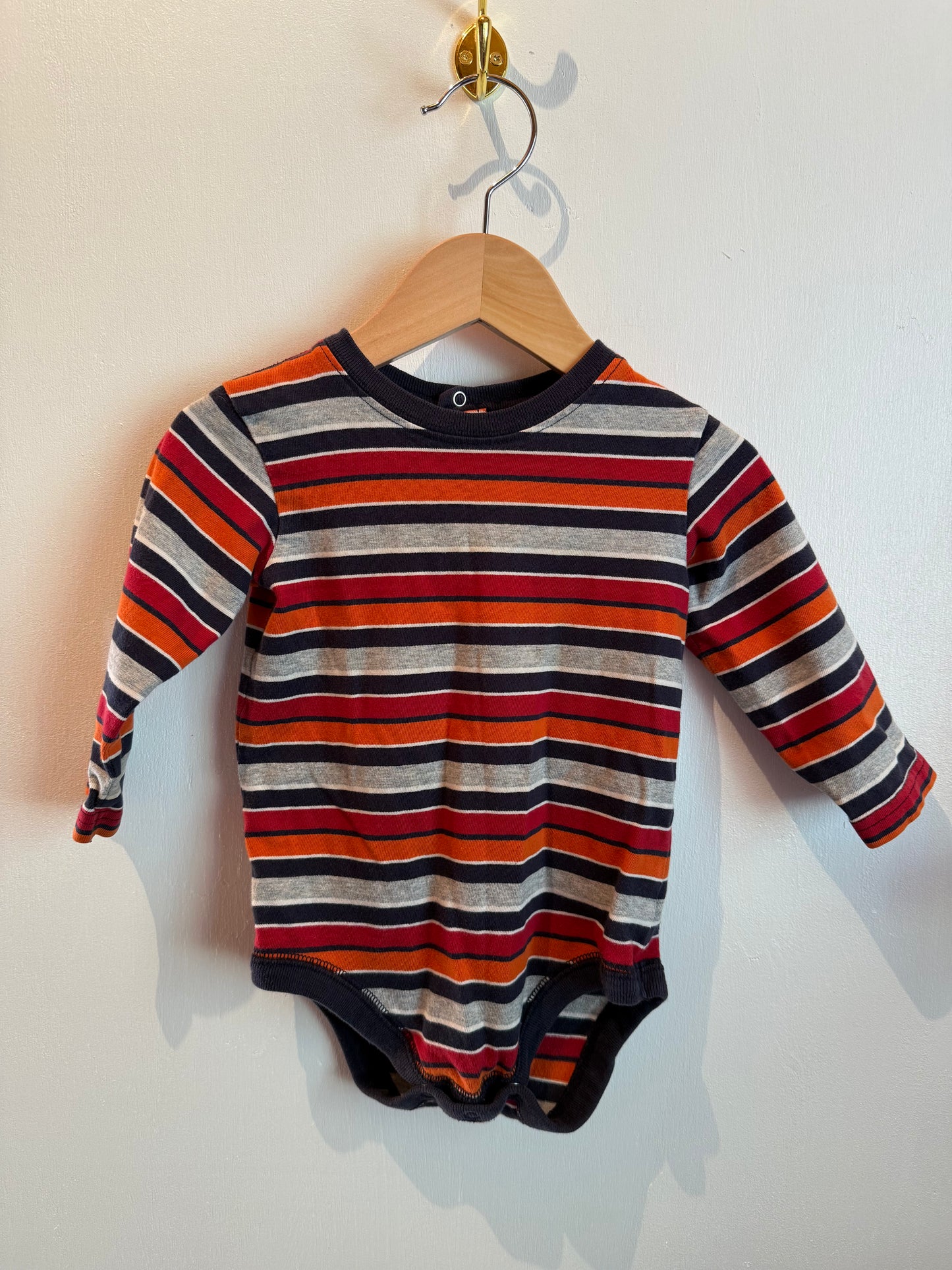 TOUGHSKIN LONG SLEEVE ONESIE 18M
