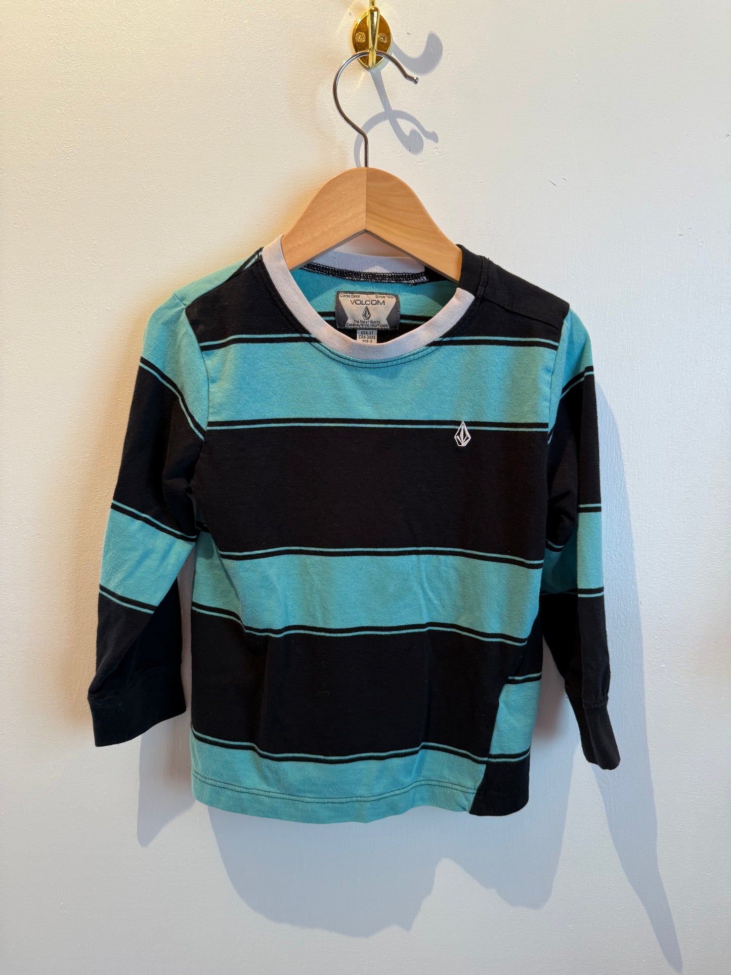 VOLCOM BLUE LONG SLEEVE 3T