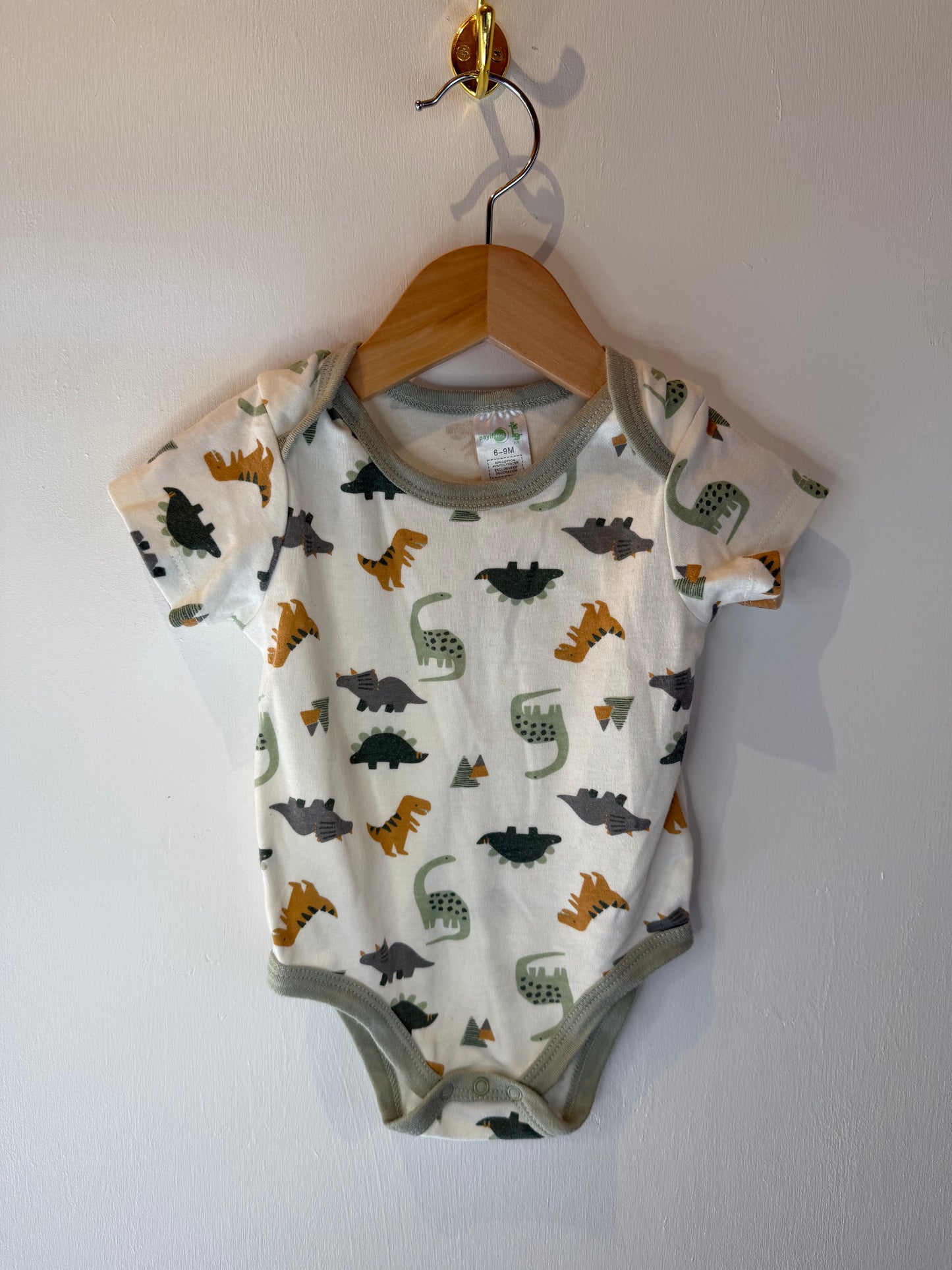 PLAYFANG DINO ONESIE 6-9M