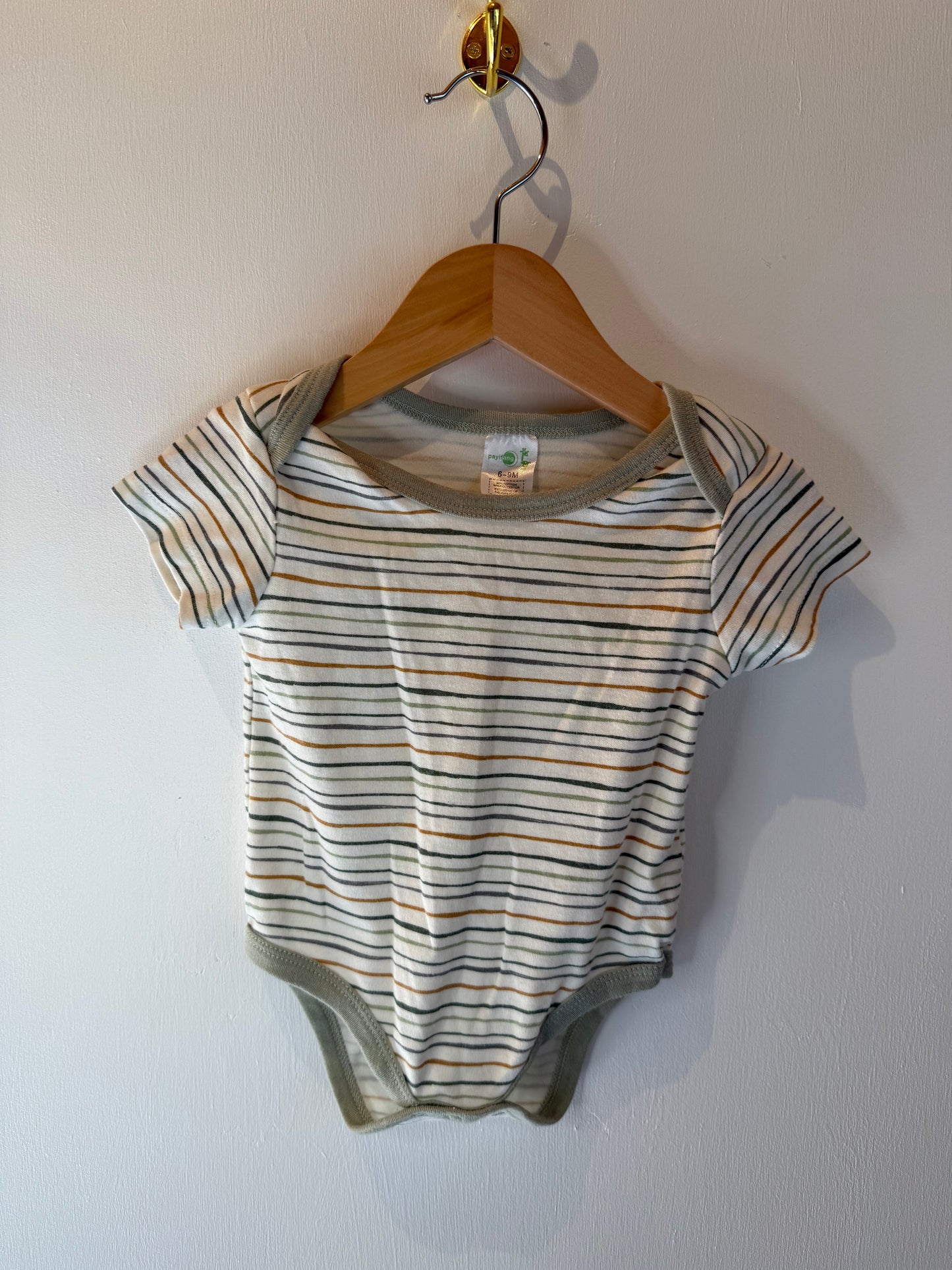 PLAYFANG STRIPPED ONESIE 6-9M