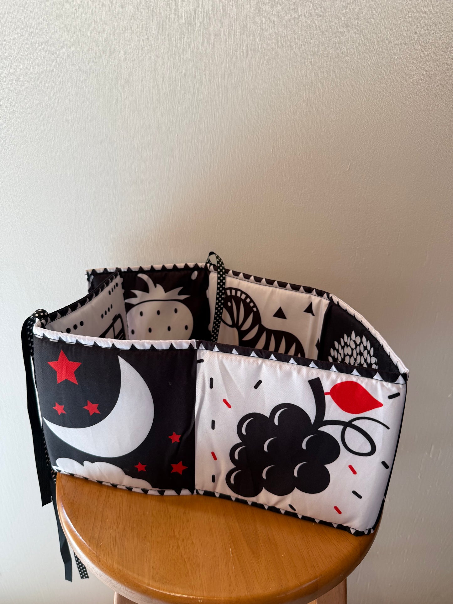 BLACK AND WHITE BABY TOY