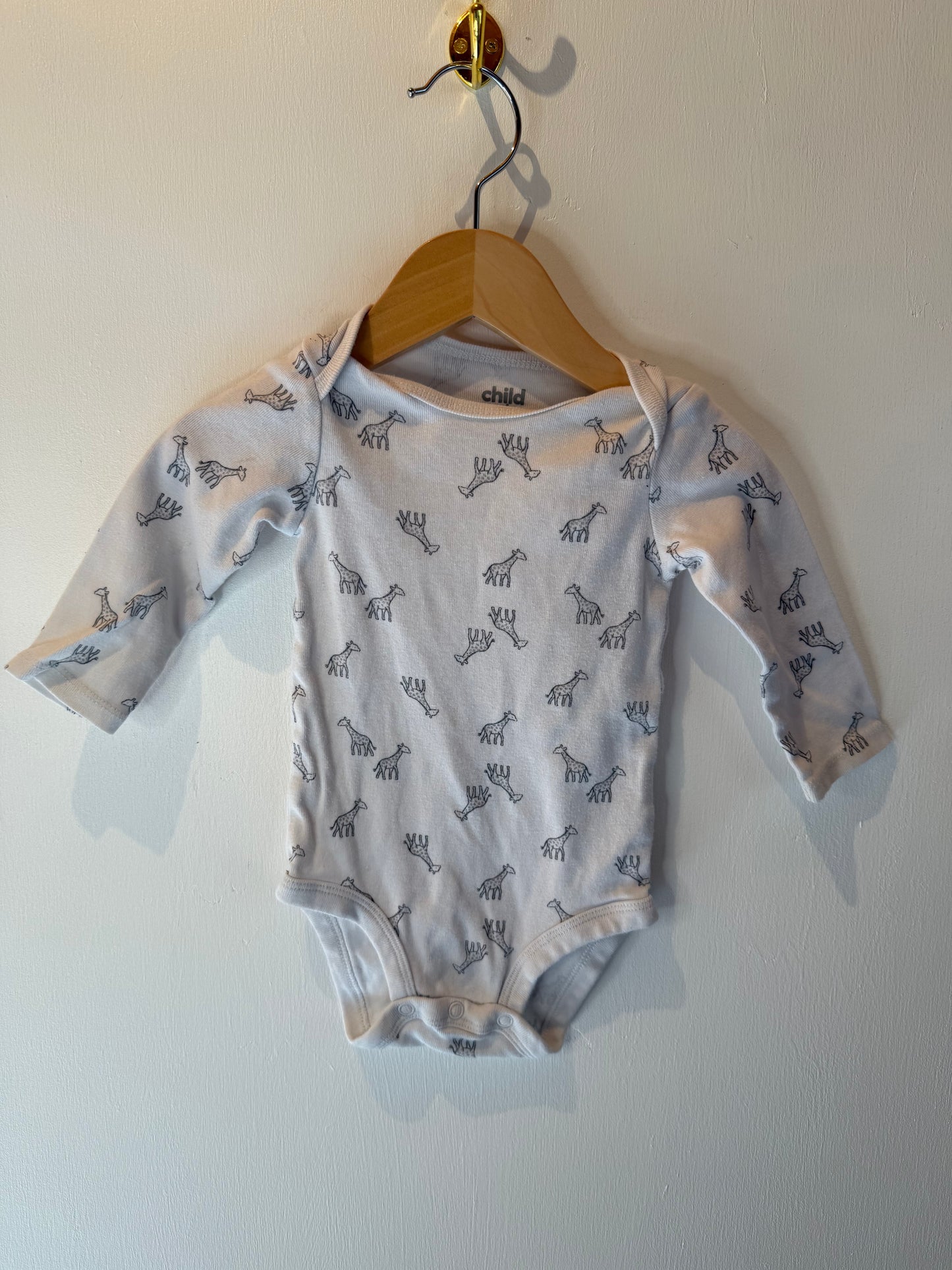 CHILD OF MINE GIRAFFE ONESIE 6-9M