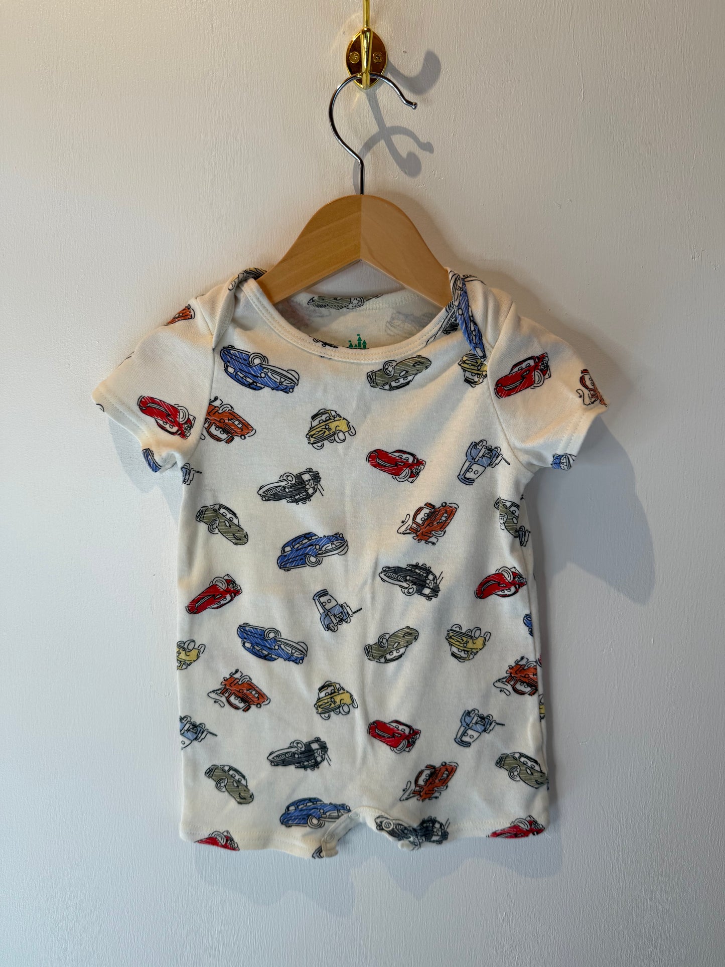DISNEY BABY CARS ROMPER 12M
