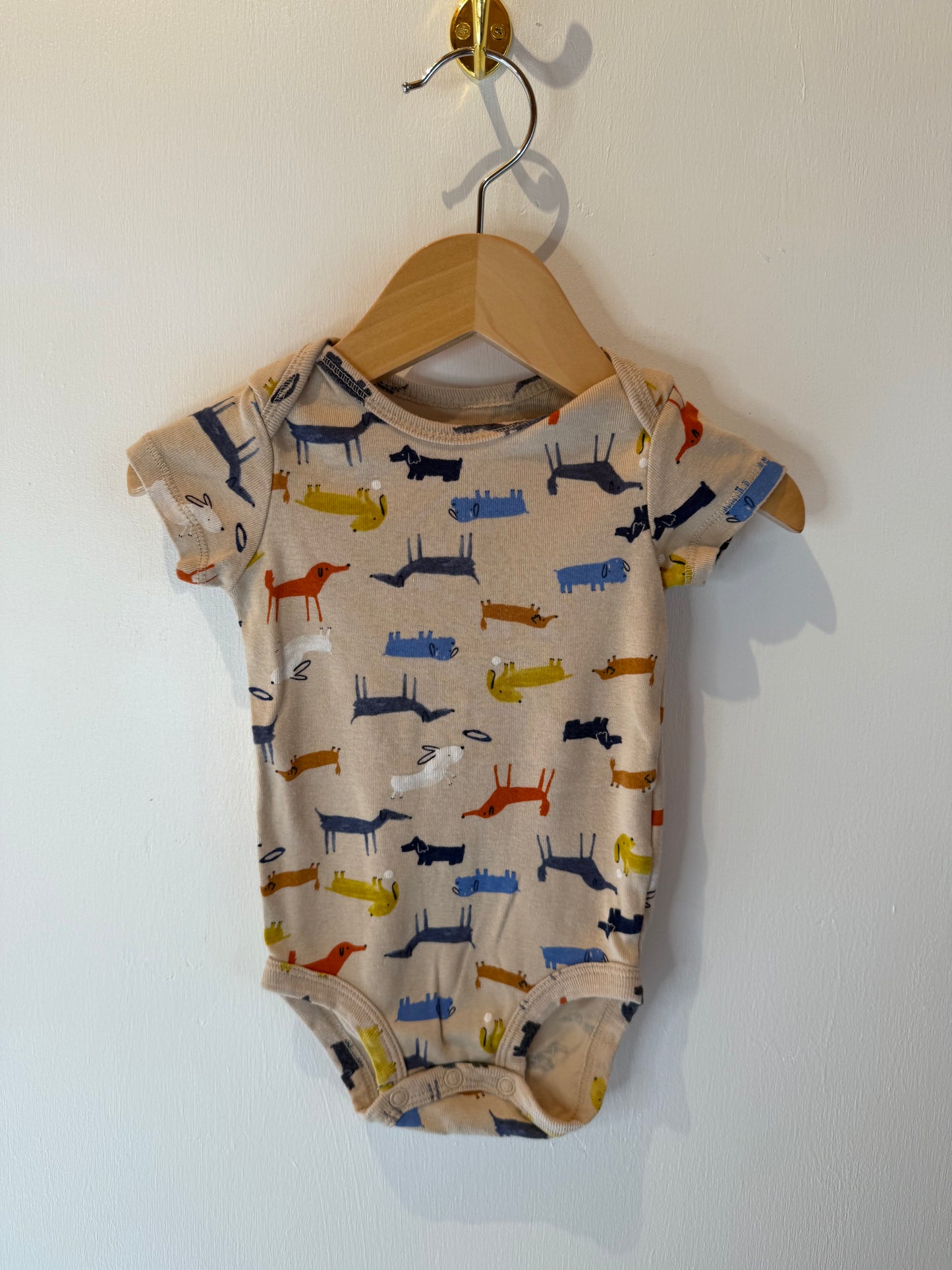 CARTERS DOGS ONESIE 6M
