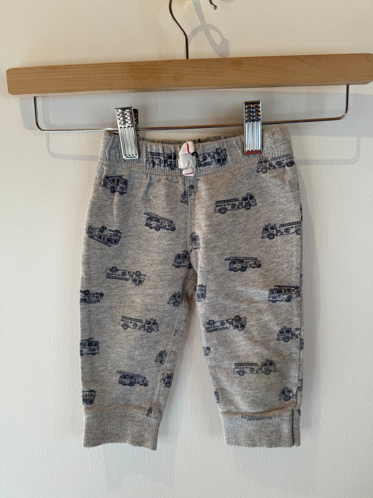 CARTERS FIRE TRUCK SWEAT PANTS 9M