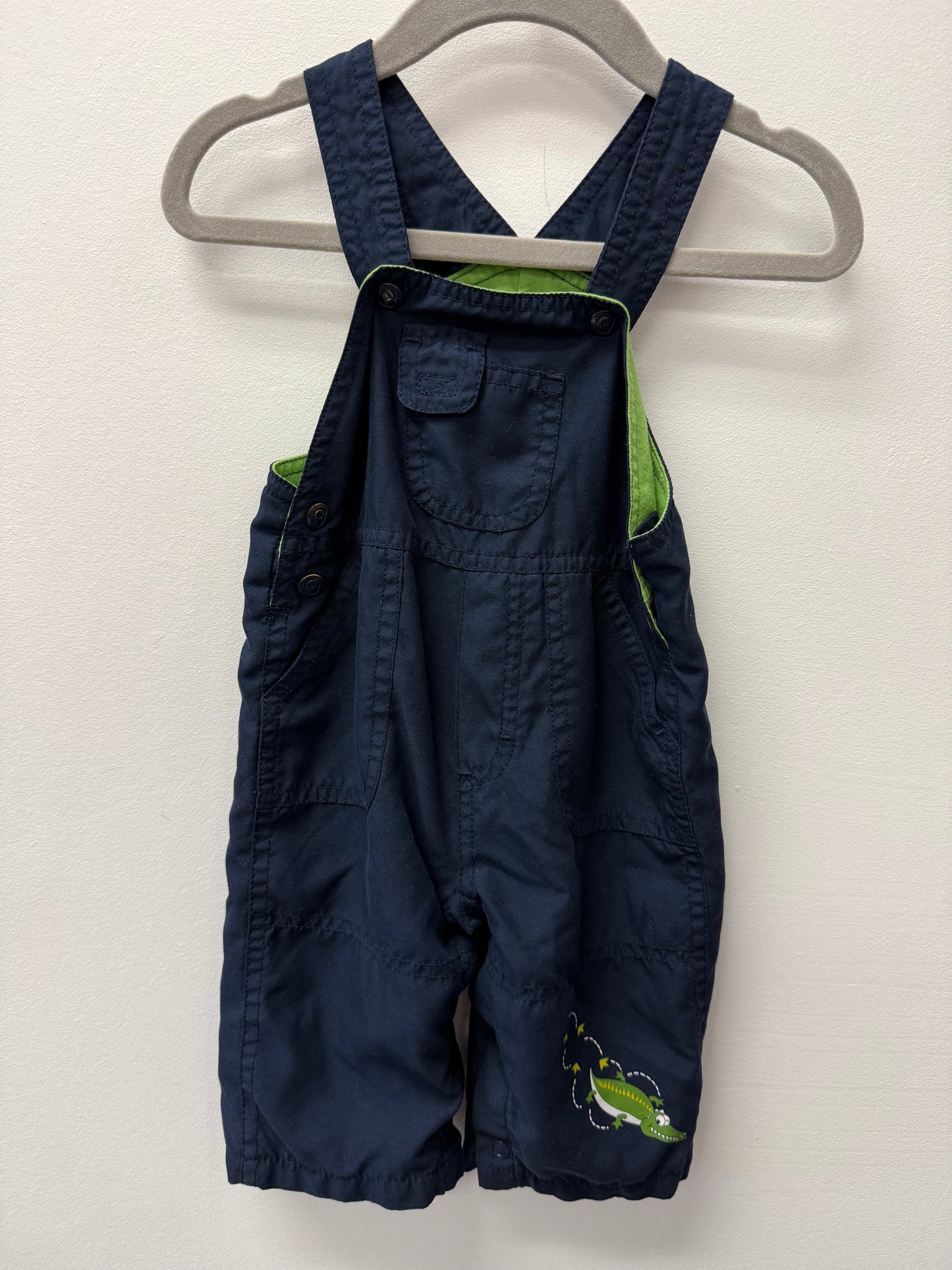 PLEASE MUM ALLIGATOR OVERALLS SIZE 3M