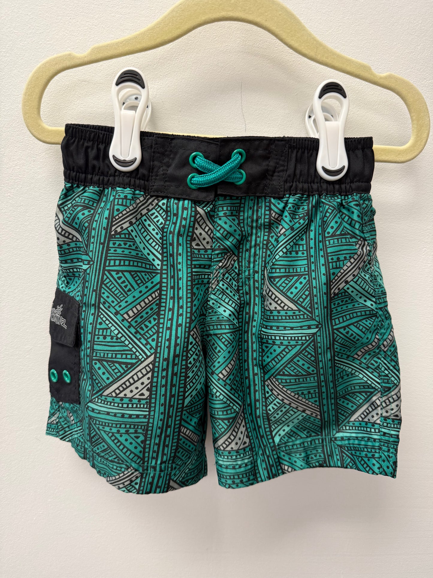 UV SKINZ GREEN SHORTS SIZE 12-18M