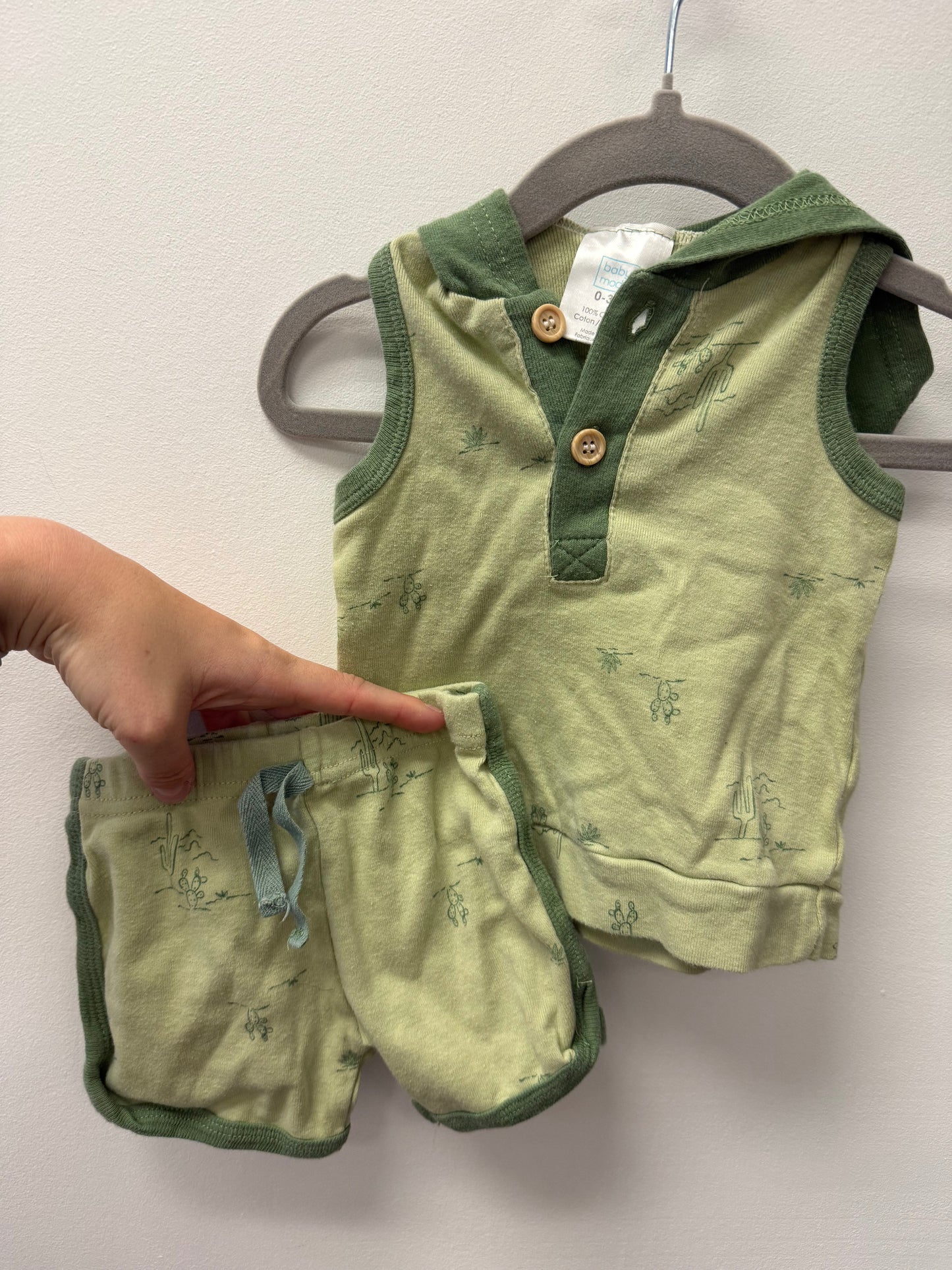 BABY MODE DESERT OUTFIT SIZE 0-3M