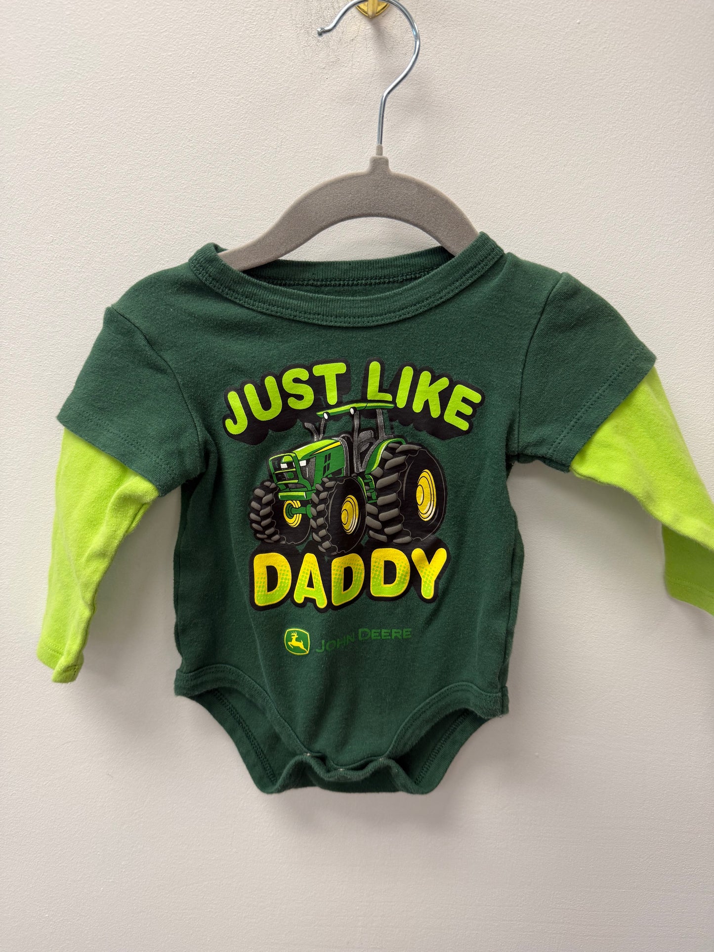 JOHN DEER ONESIE SIZE 3-6M