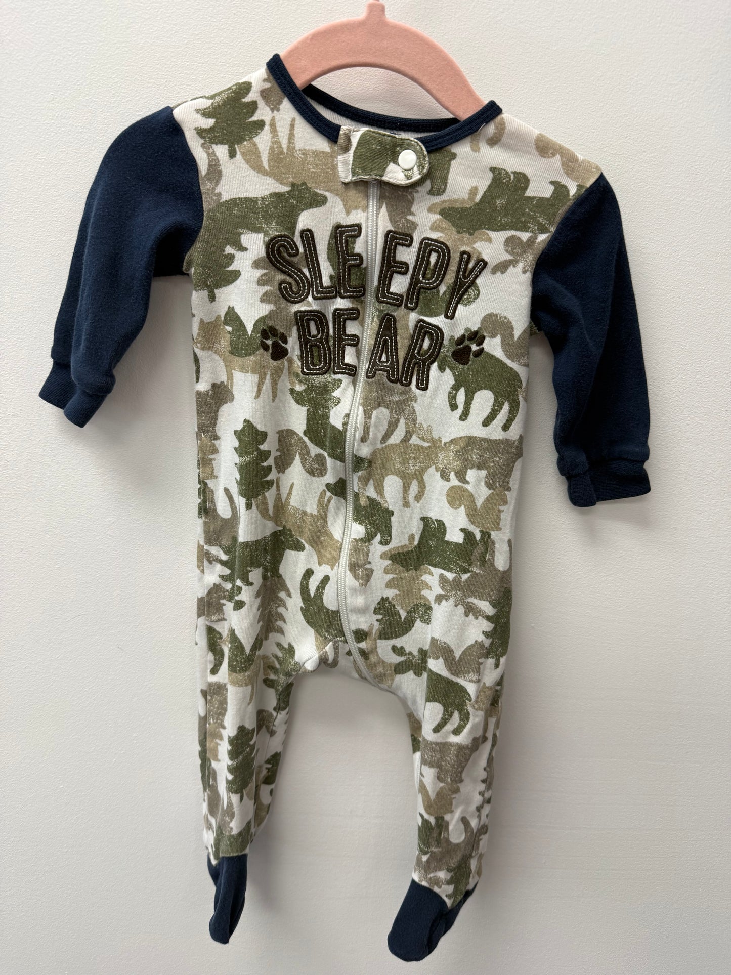 JOE FRESH SLEEPY BEAR SLEEPER SIZE 3-6M