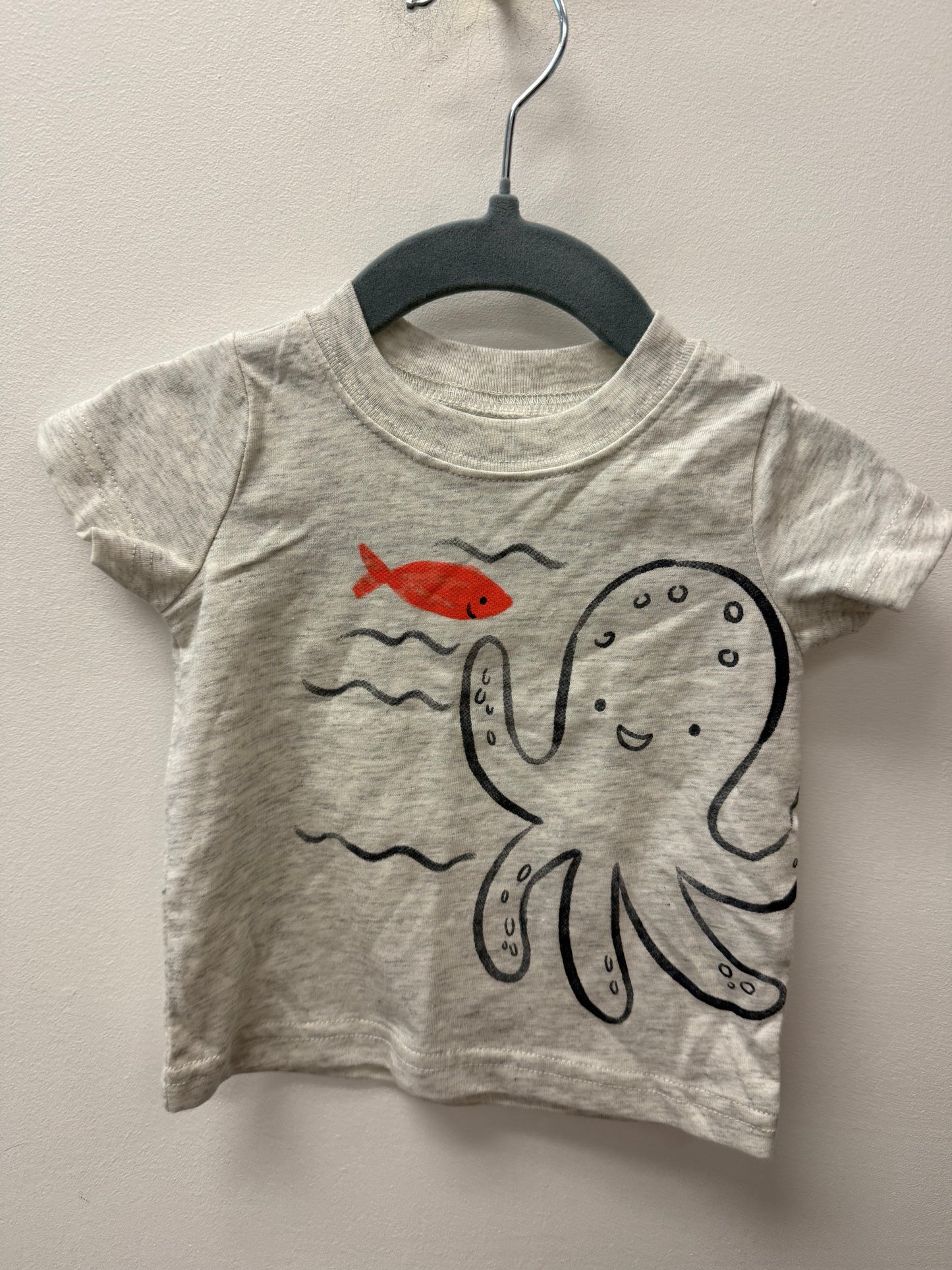 CARTERS OCTOPUS SHIRT SIZE 0-3M