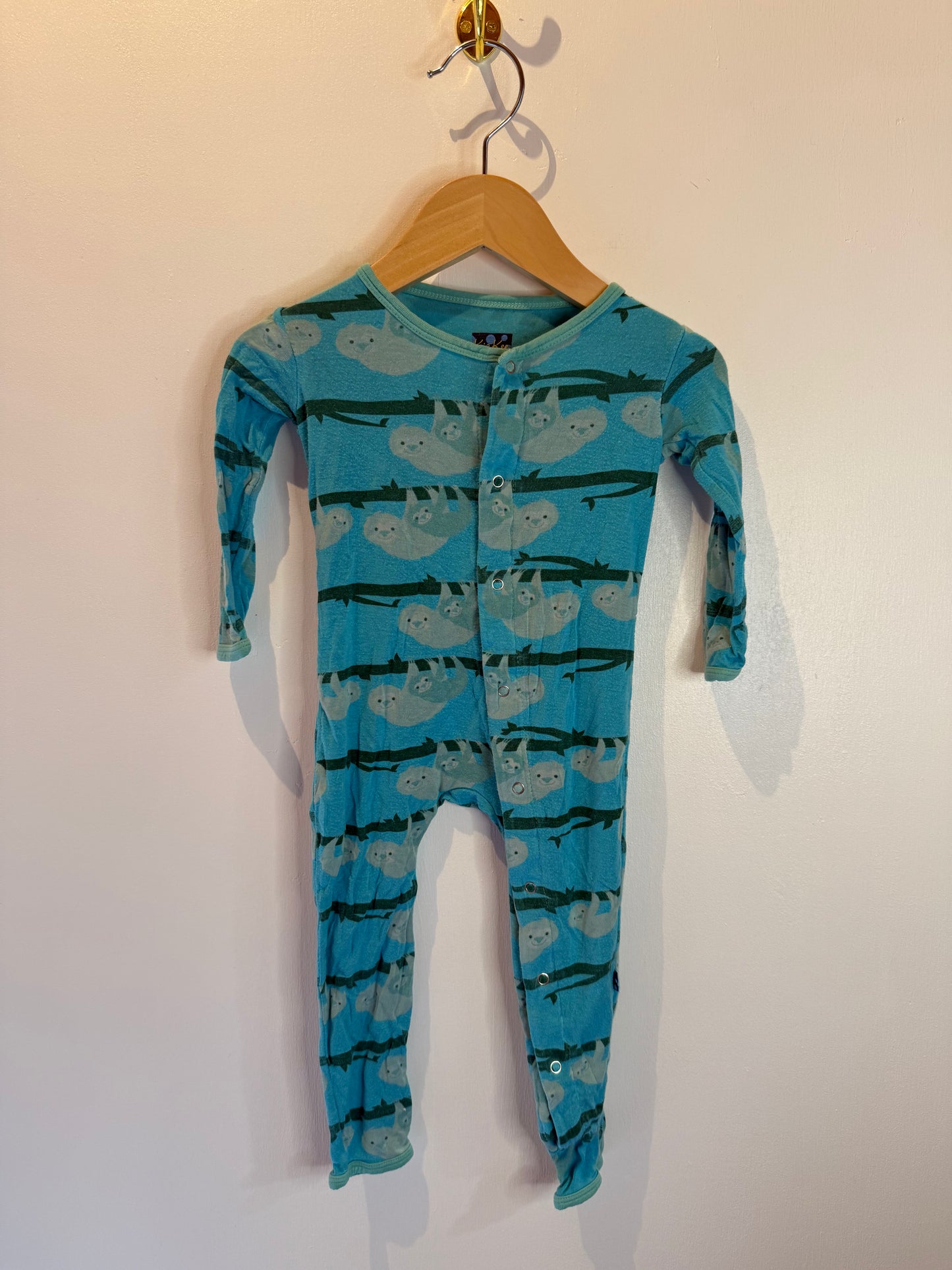 KICKEE PANTS SLOTH SLEEPER 18-24M