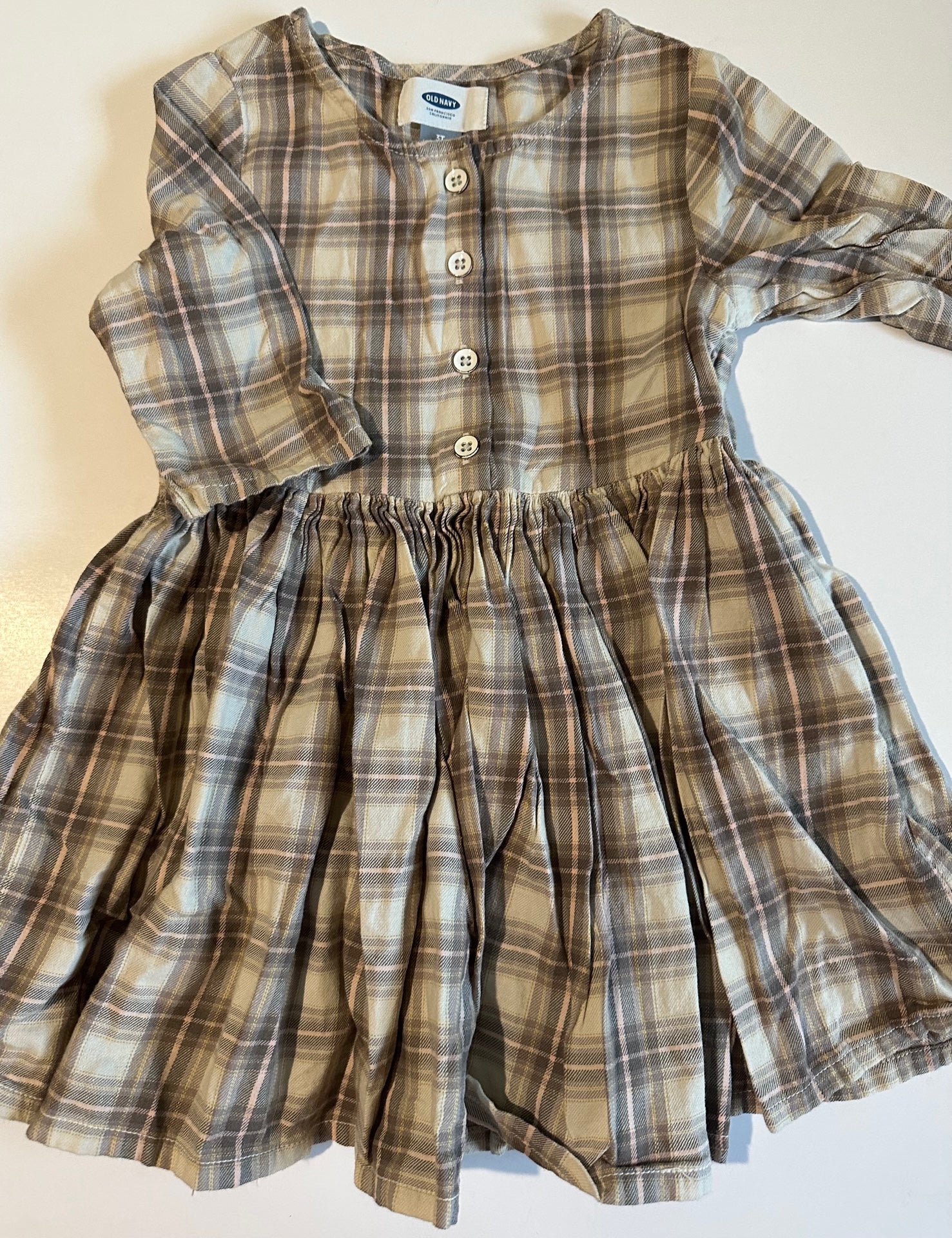 Old navy plaid on sale dress