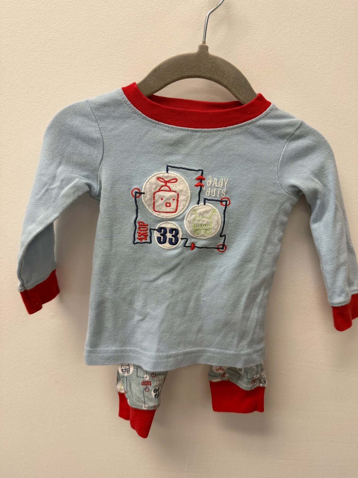 BABY BUM ROBOT PJ'S SIZE 6M