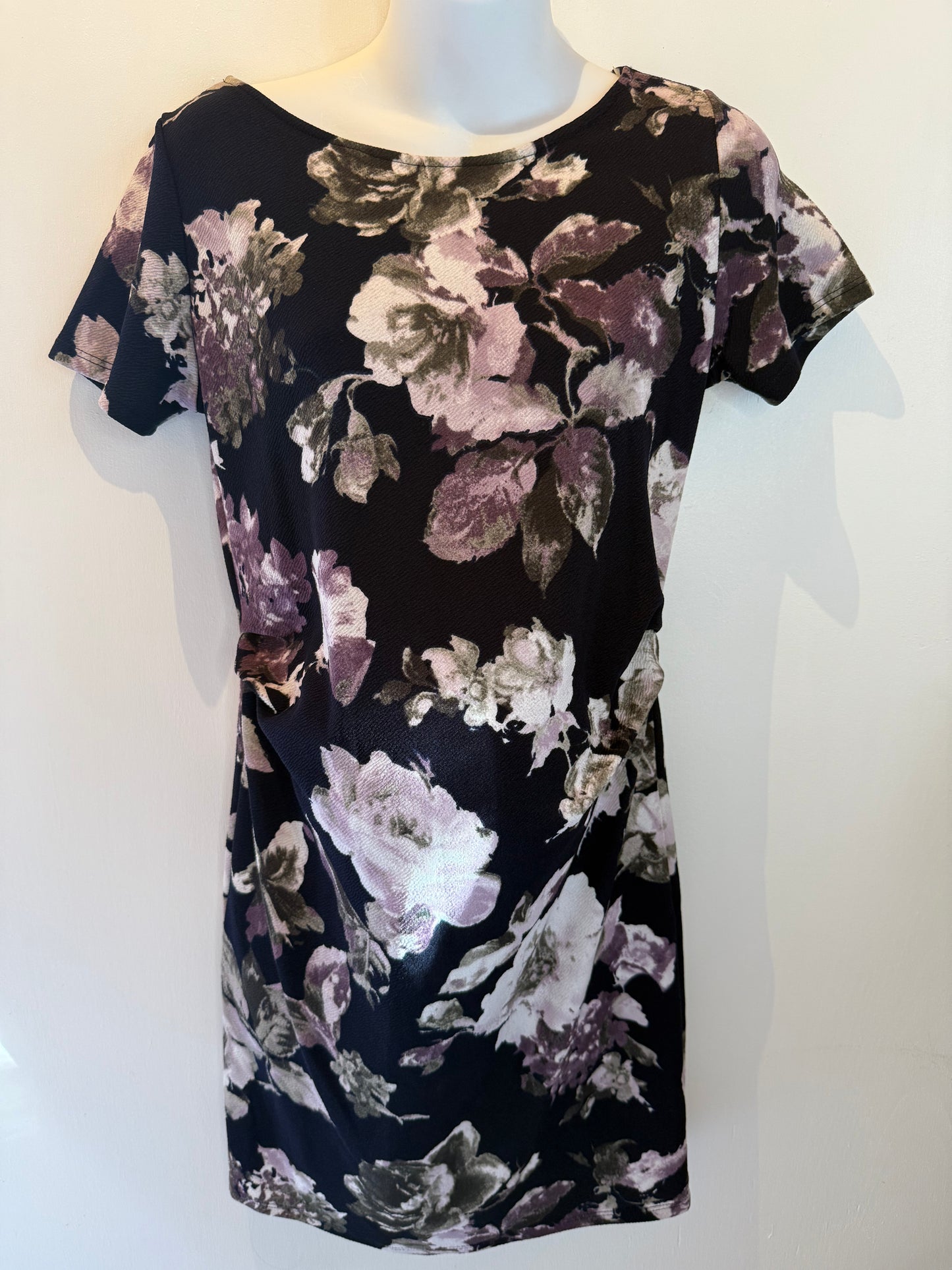 Pink Blush purple maternity bodycon dress size medium