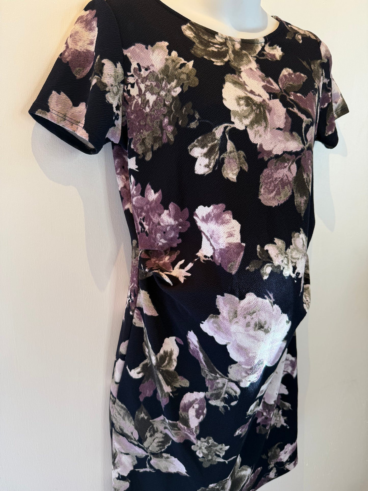 Pink Blush purple maternity bodycon dress size medium