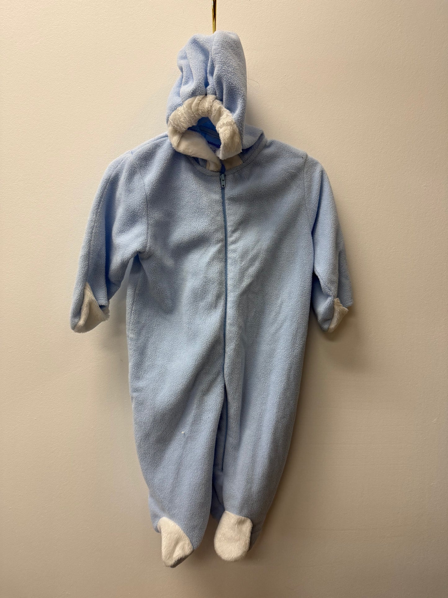 BABIES R US FLEECE BUNTING SUIT SIZE 6-12M