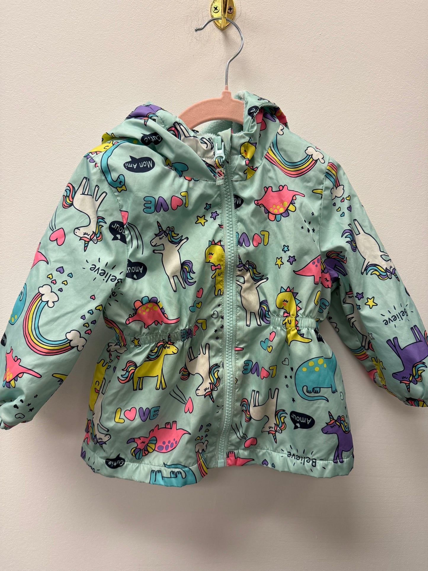 GEORGE LINED UNICORN JACKET SIZE 2T