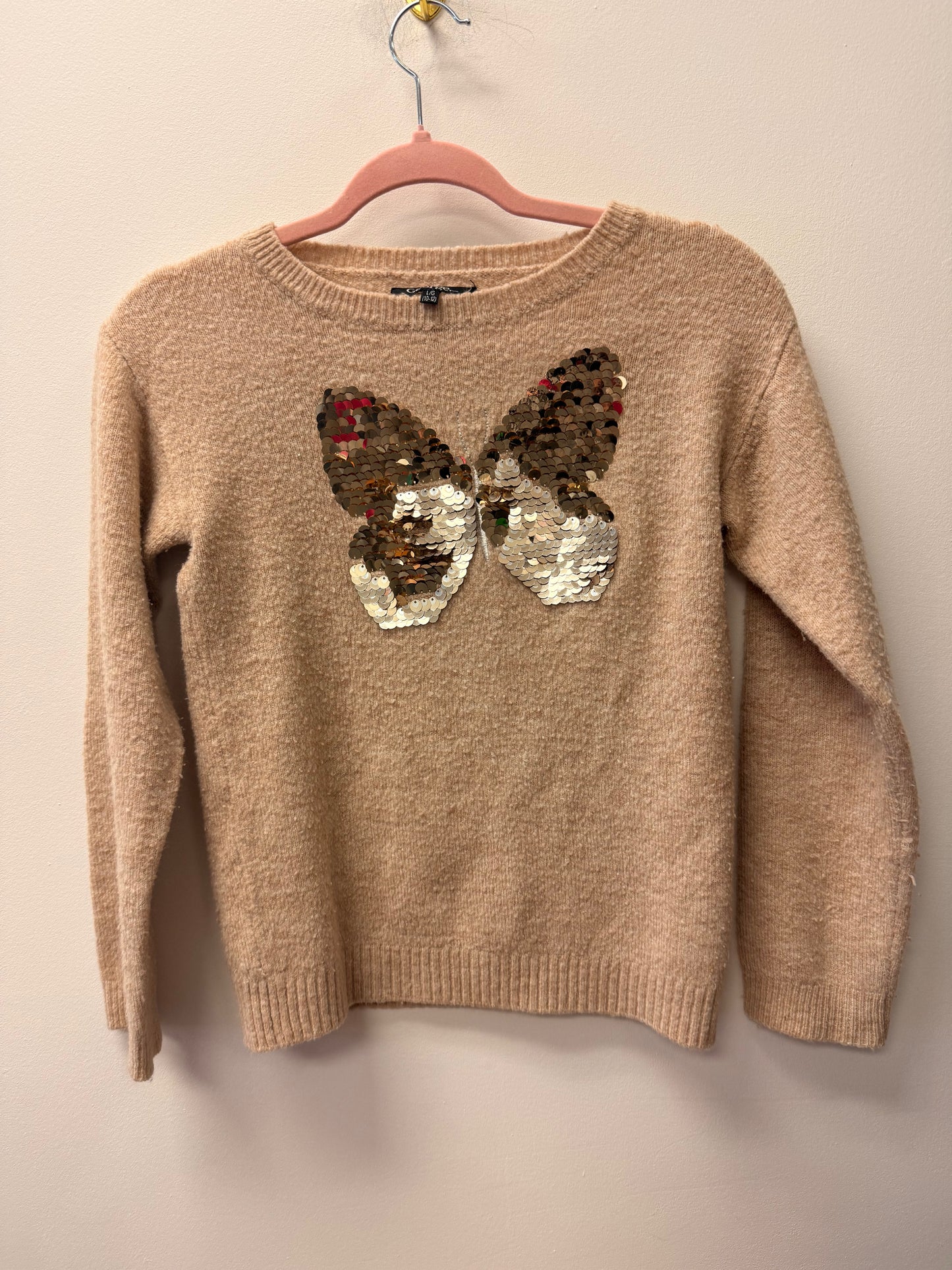 GEORGE BUTTERFLY SWEATER SIZE 10-12