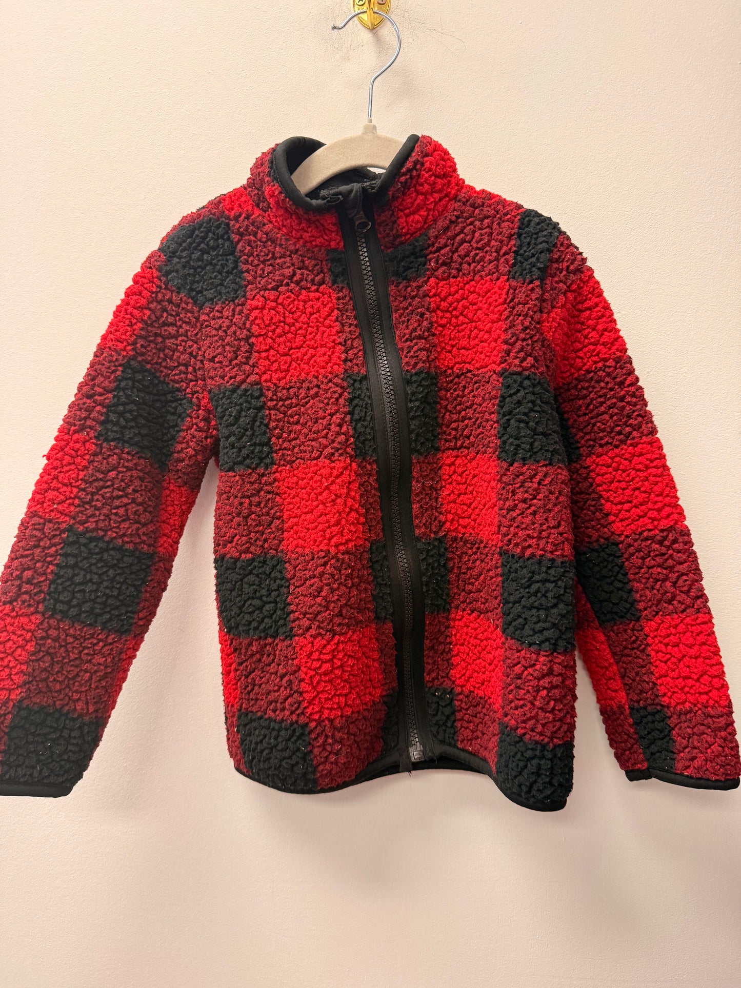 JOE FRESH RED PLAID COAT SIZE 4T