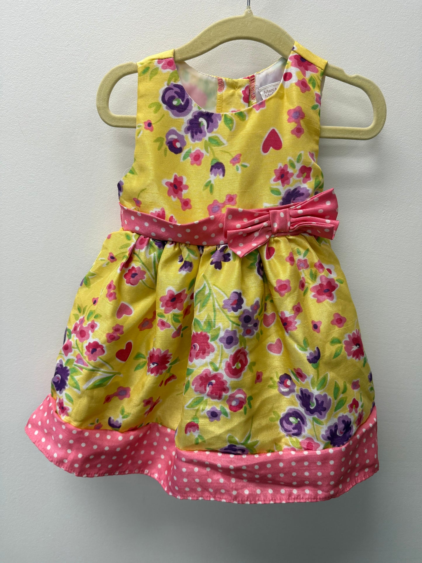 MARC & MADDIE FLORAL DRESS SIZE 18M