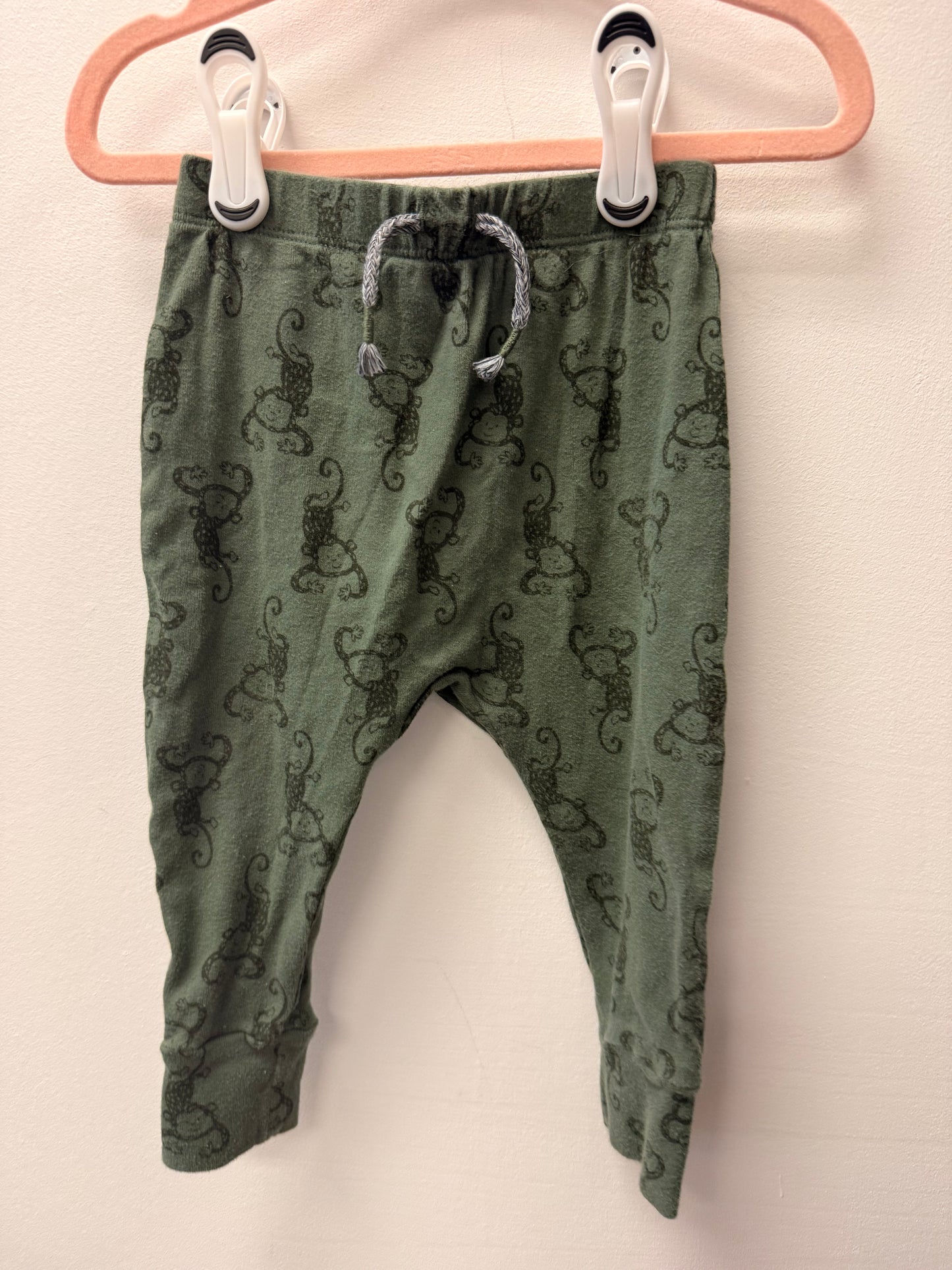 JOE FRESH MONKEY PANTS SIZE 6-12M