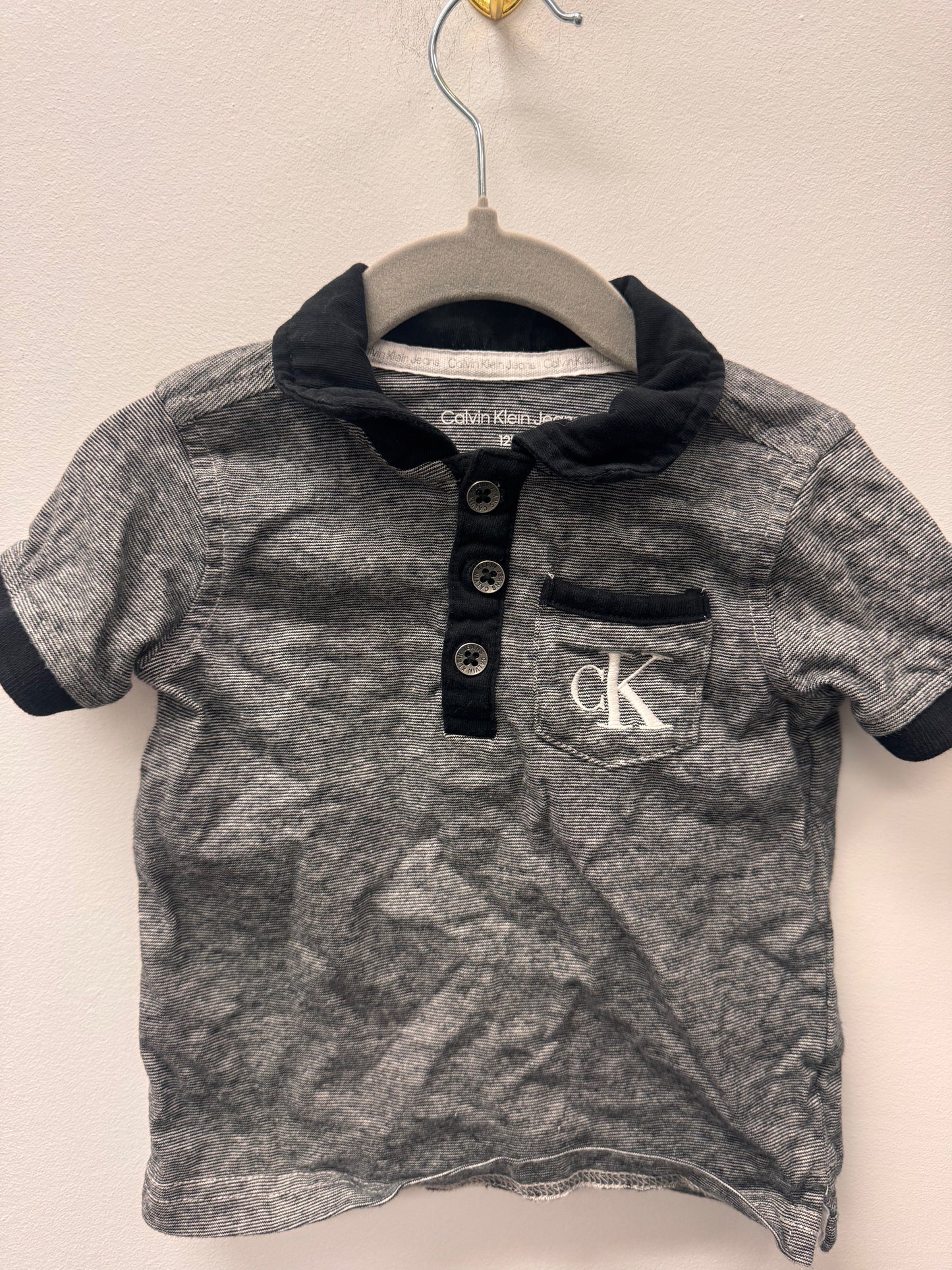 CALVIN KLEIN COLLARED SHIRT SIZE 12M