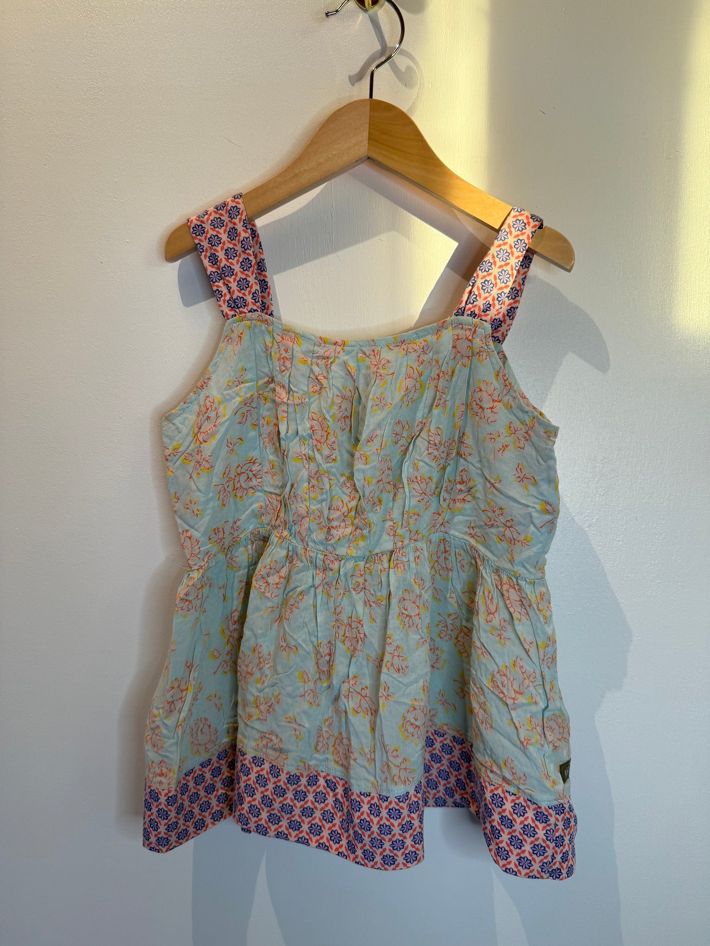 Matilda Jane blue & yellow floral shirt size 10