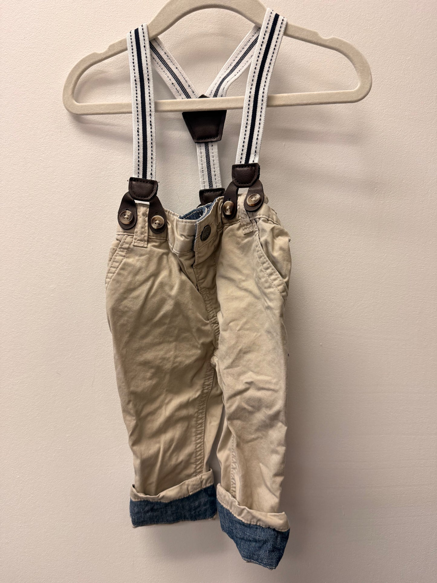 KOALA KIDS SUSPENDER PANTS SIZE 3-6M