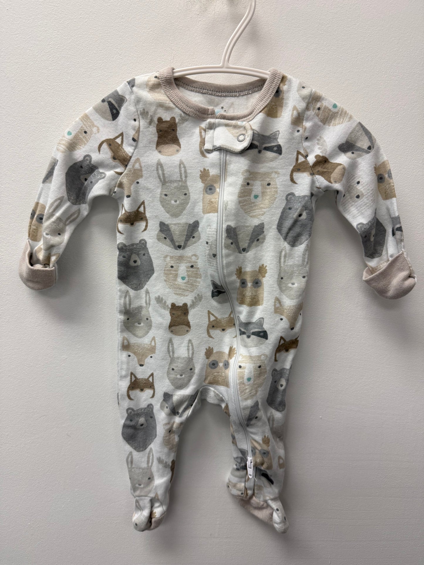 CLOUD ISLAND ANIMAL SLEEPER SIZE 0-3M