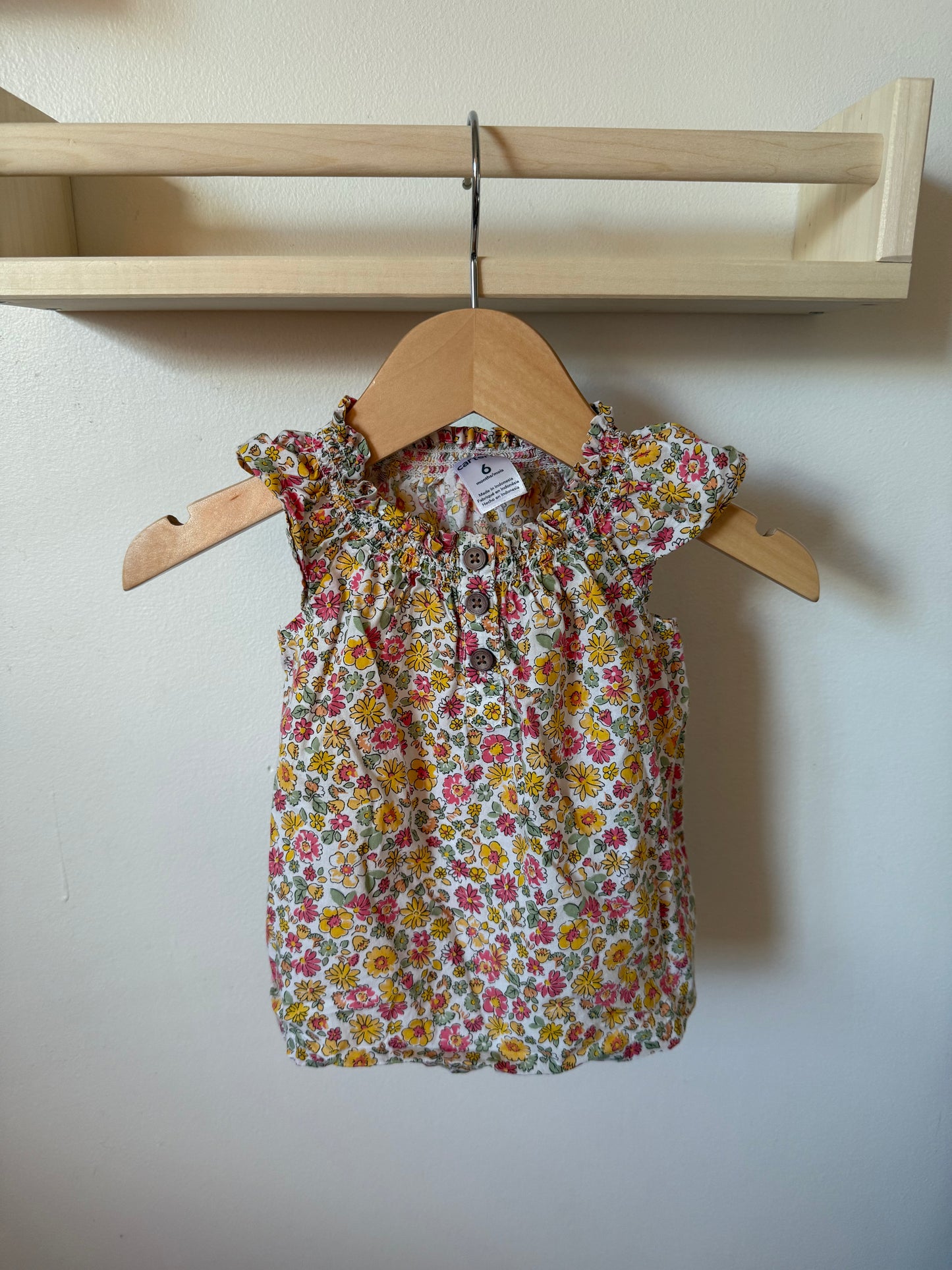 CARTERS FLORAL SHIRT 6M
