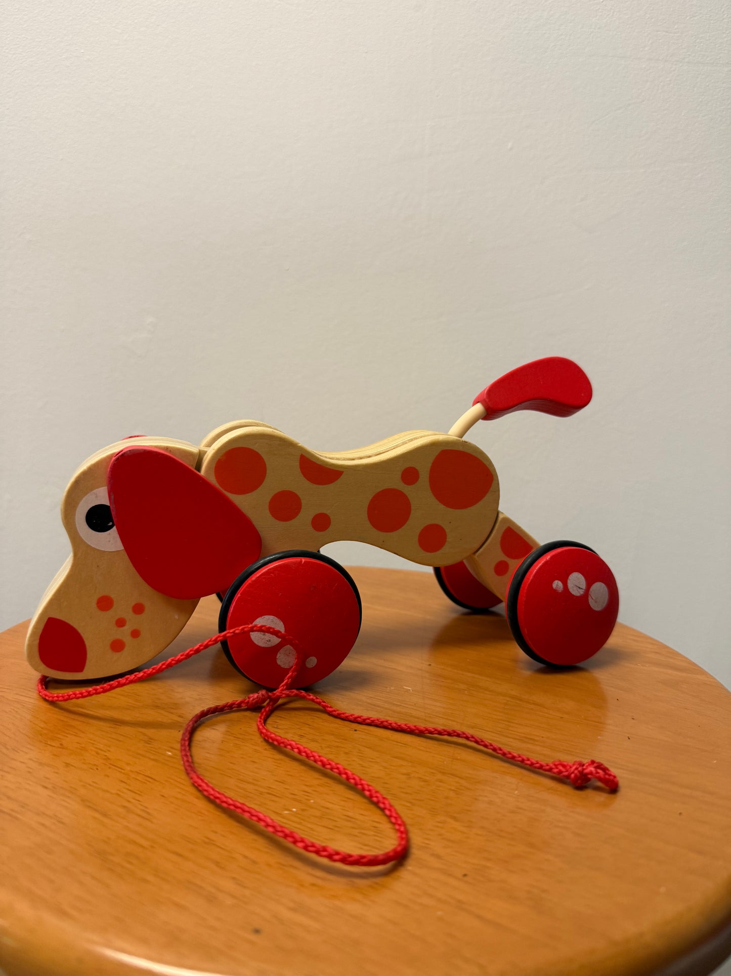 HAPE WOODEN PULL ALONG DOG TOY