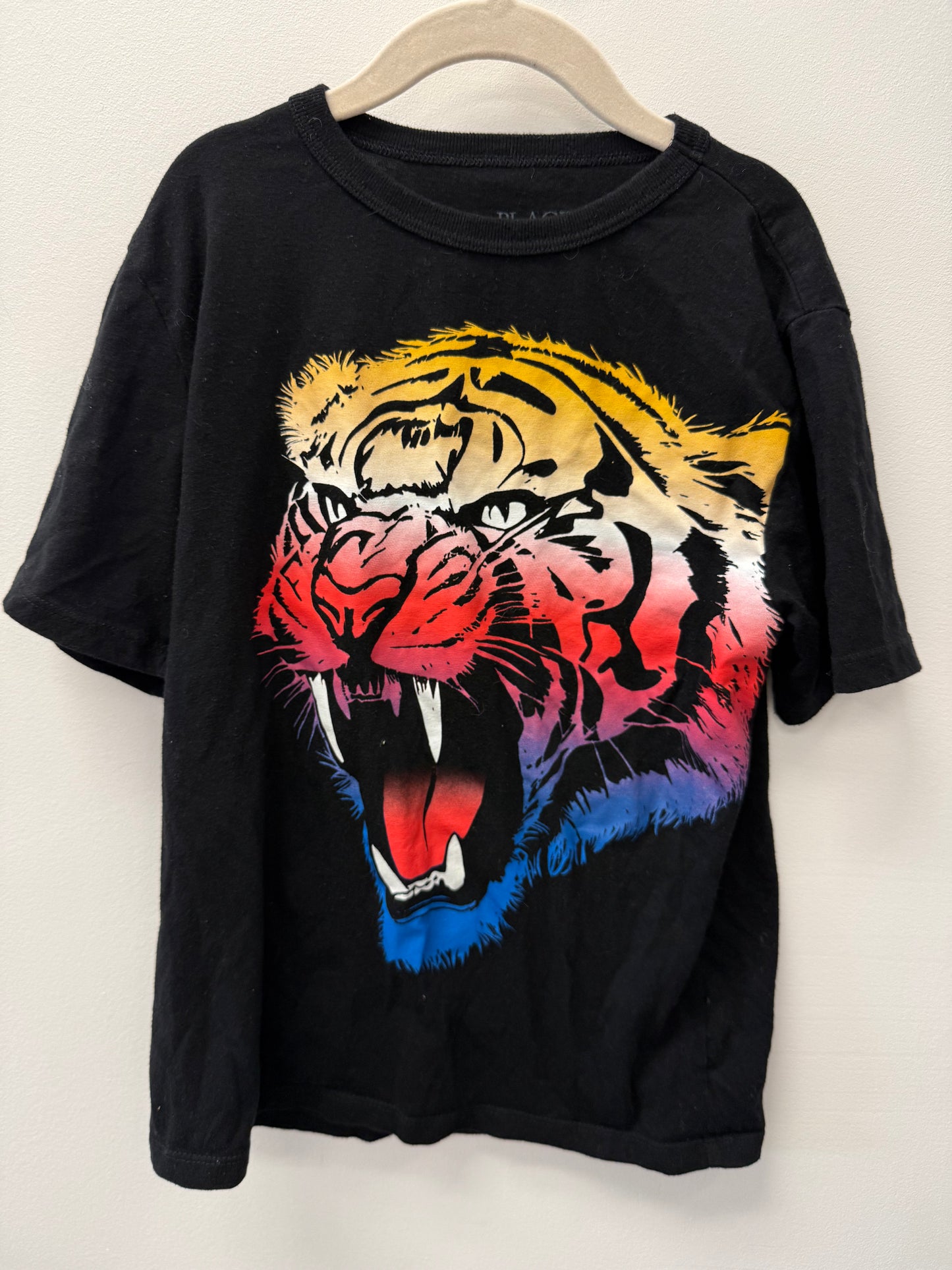 CHILDRENS PLACE TIGER SHIRT SIZE 7-8