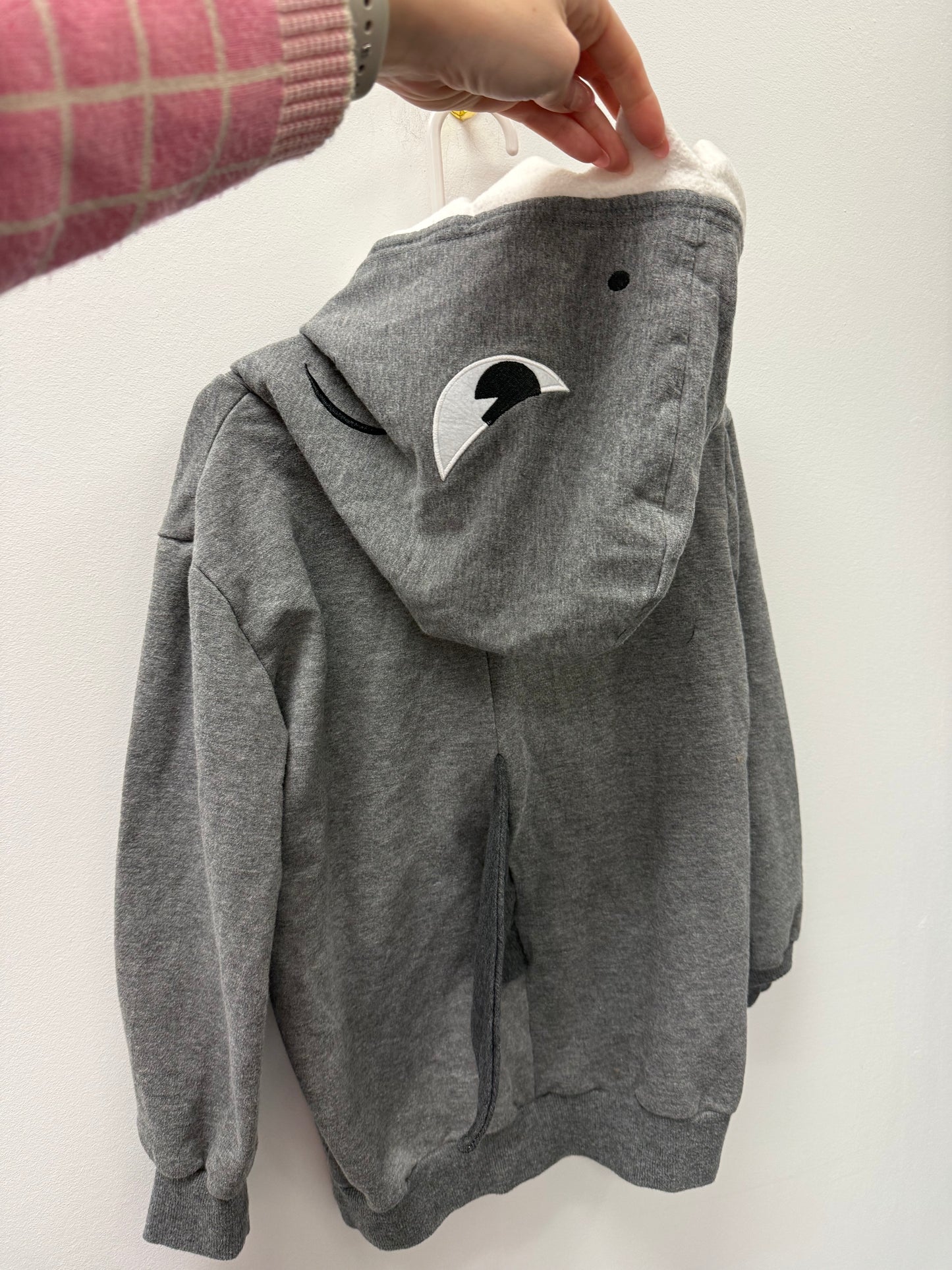 DOODLE PANTS SHARK HOODIE SIZE 7